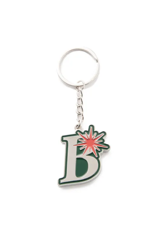 B LOGO KEYCHAIN SILVER sold by Perks And Mini Pty Ltd (P.A.M.)