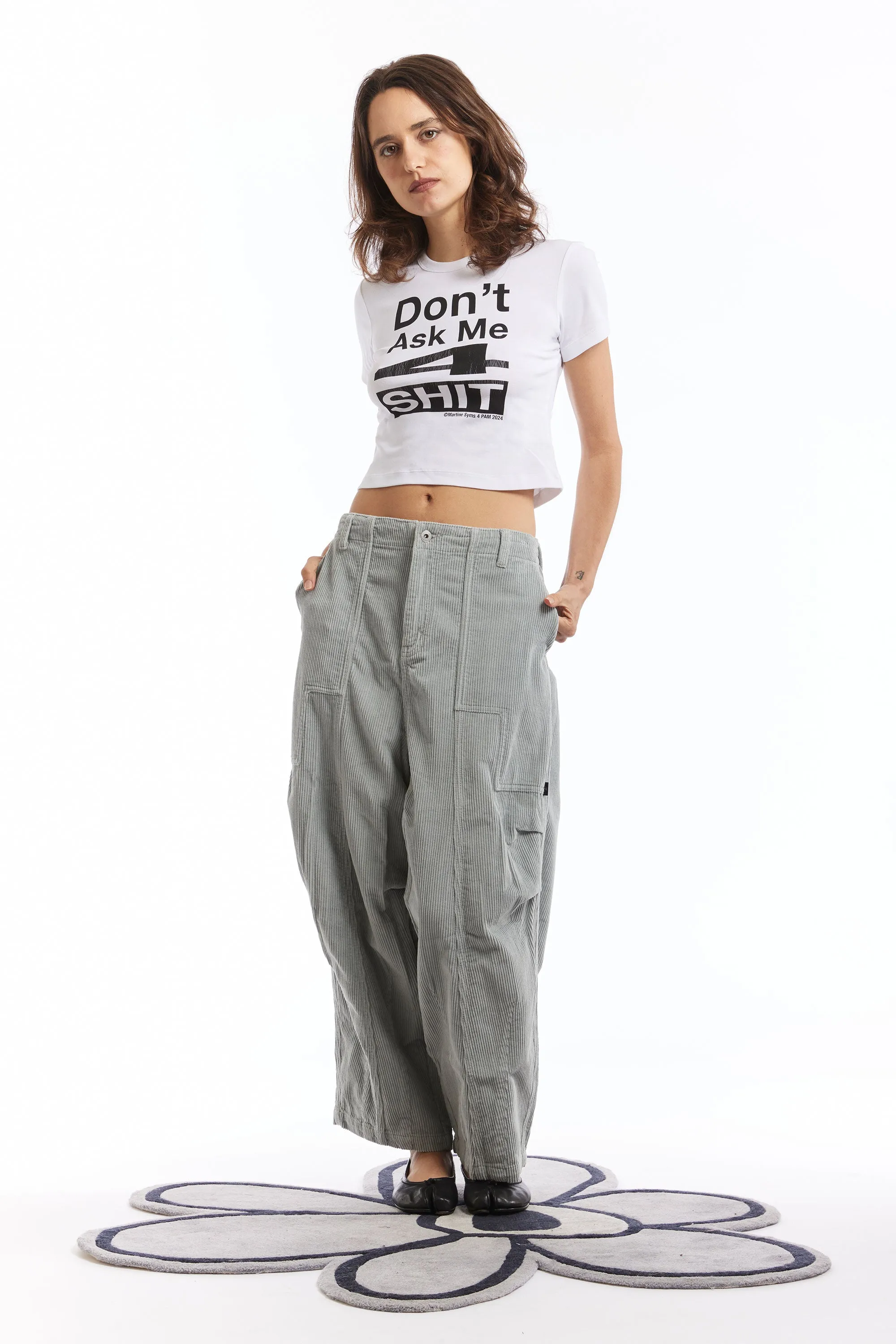 CORDUROY PONDERING PANT SKY GREY sold by Perks And Mini Pty Ltd (P.A.M.) product image thumbnail 5