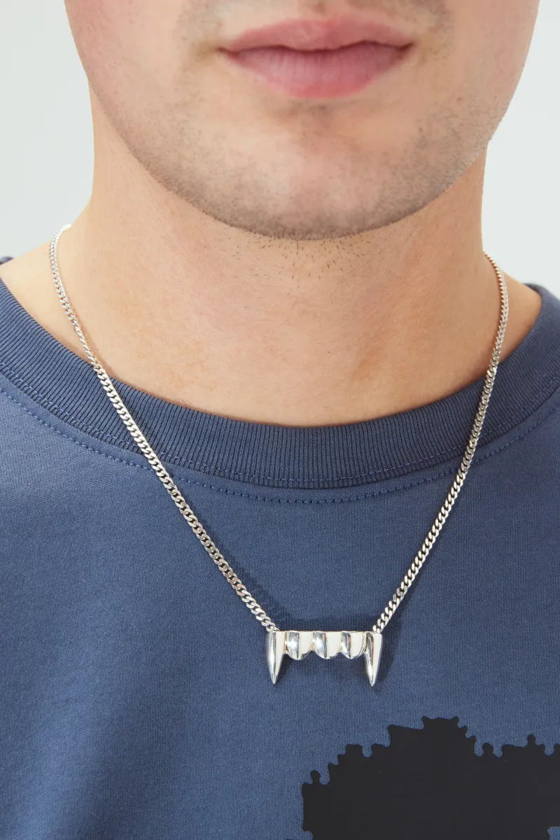 FANGZ NECKLACE - SILVER sold by Perks And Mini Pty Ltd (P.A.M.)