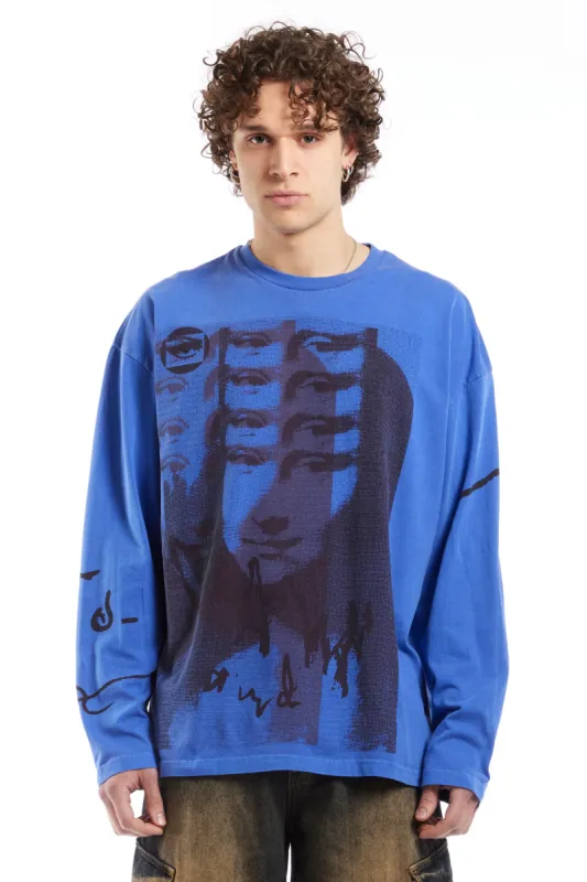 GAZE OVERSIZED LS TEE ULTRAMARINE sold by Perks And Mini Pty Ltd (P.A.M.)