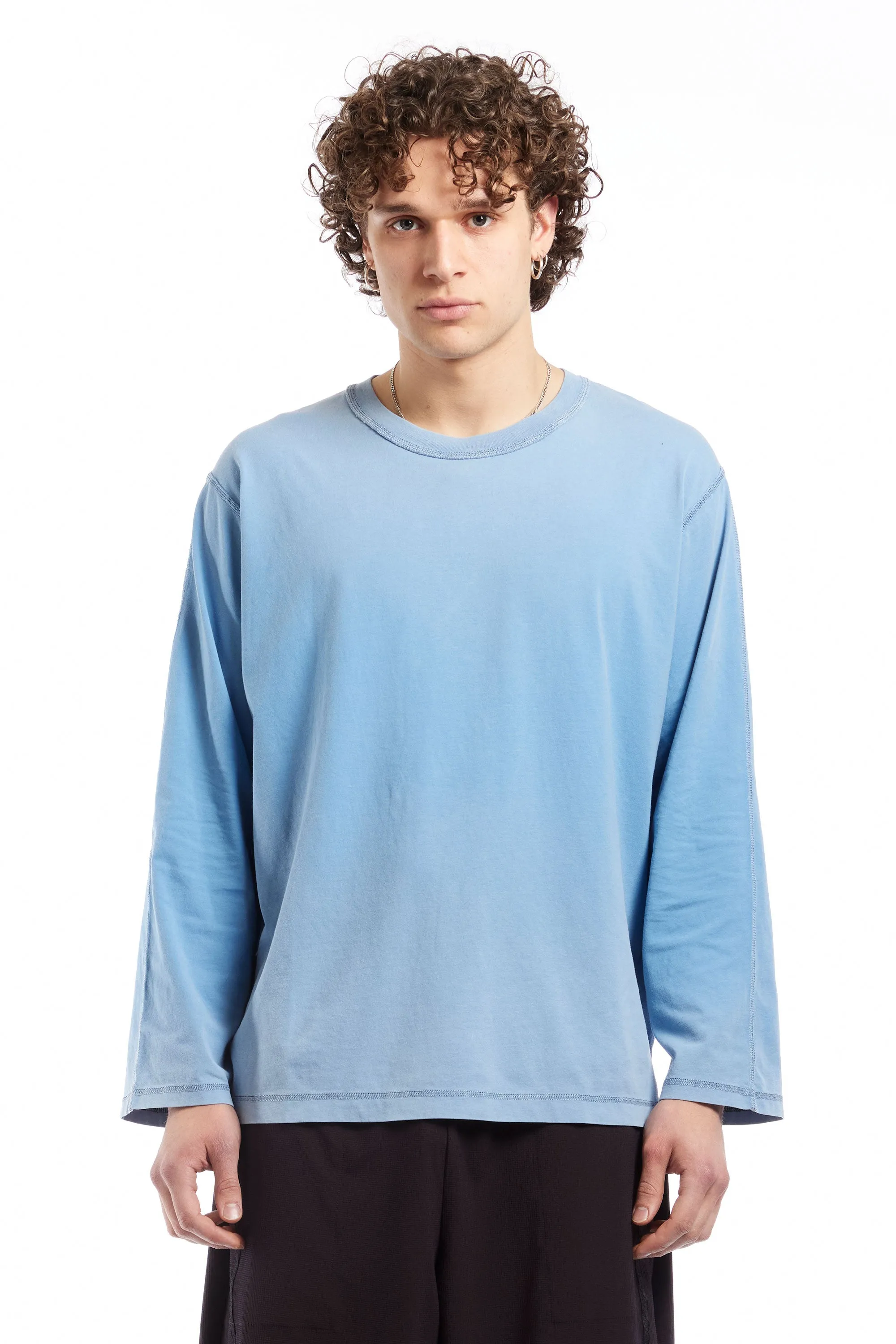 MICRO LOGO L/S T-SHIRT BLUE sold by Perks And Mini Pty Ltd (P.A.M.)