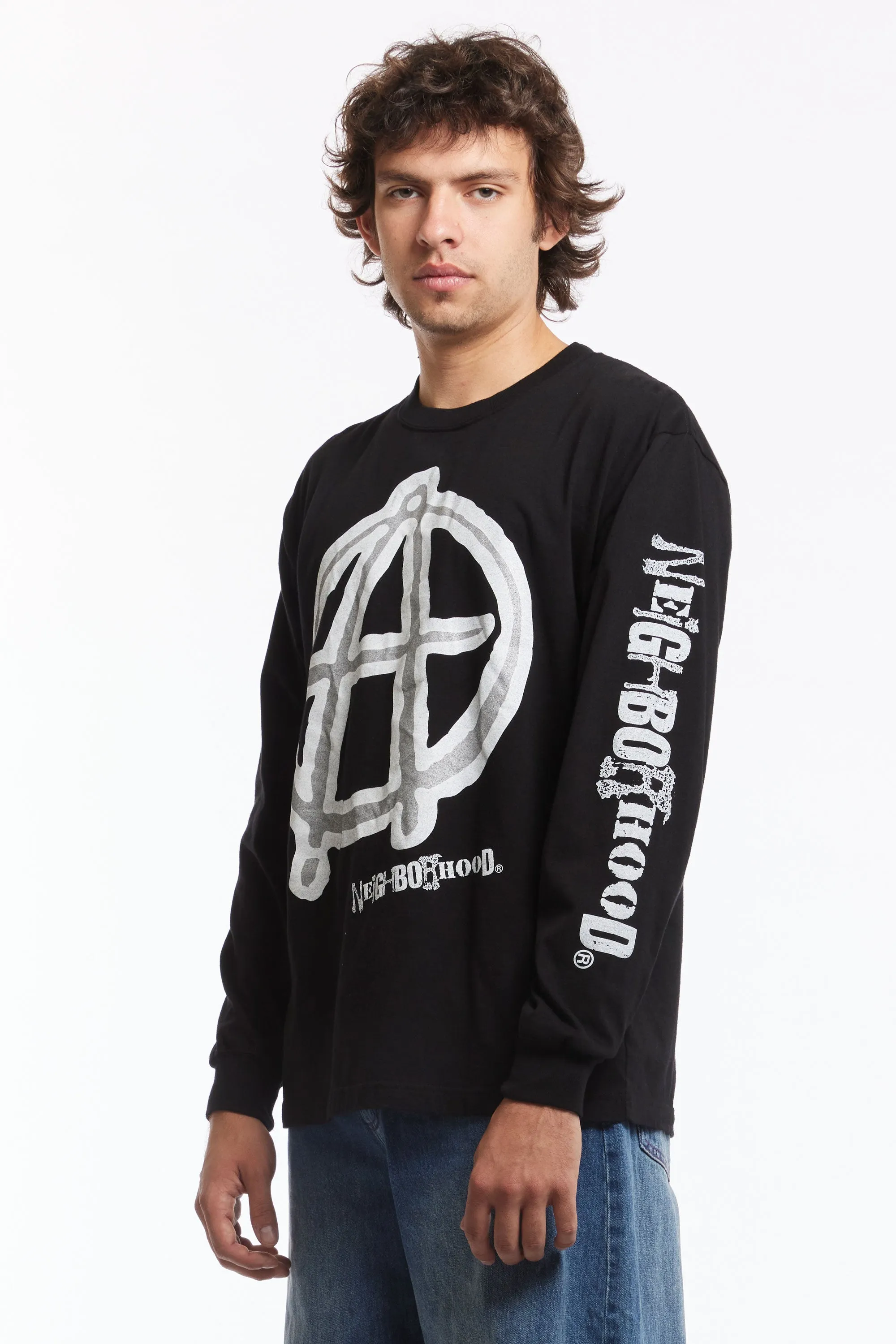 NH X ANARCHIC ADJUSTMENT . TEE LS BLACK sold by Perks And Mini Pty Ltd (P.A.M.) product image thumbnail 2