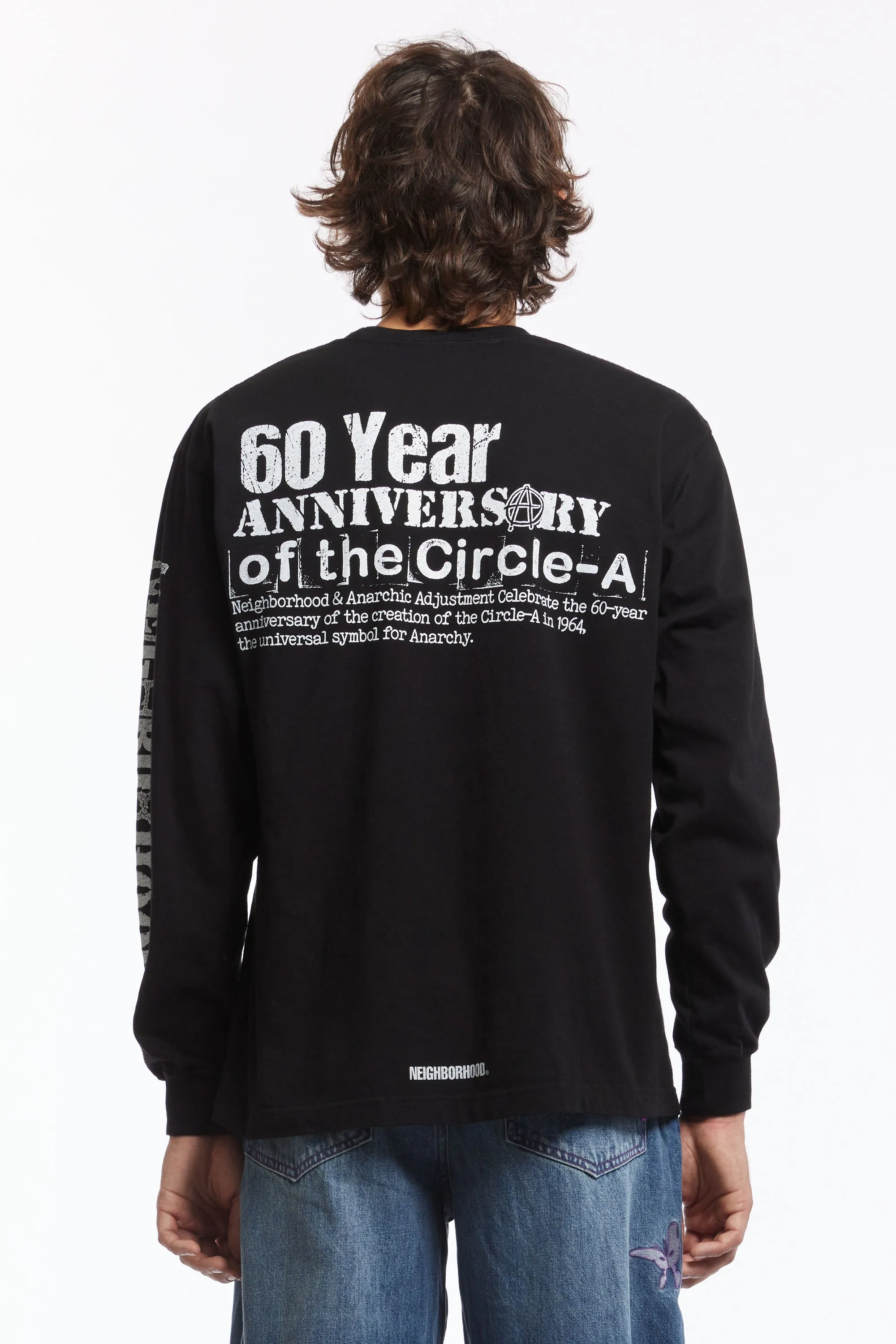 NH X ANARCHIC ADJUSTMENT . TEE LS BLACK sold by Perks And Mini Pty Ltd (P.A.M.) product image thumbnail 3