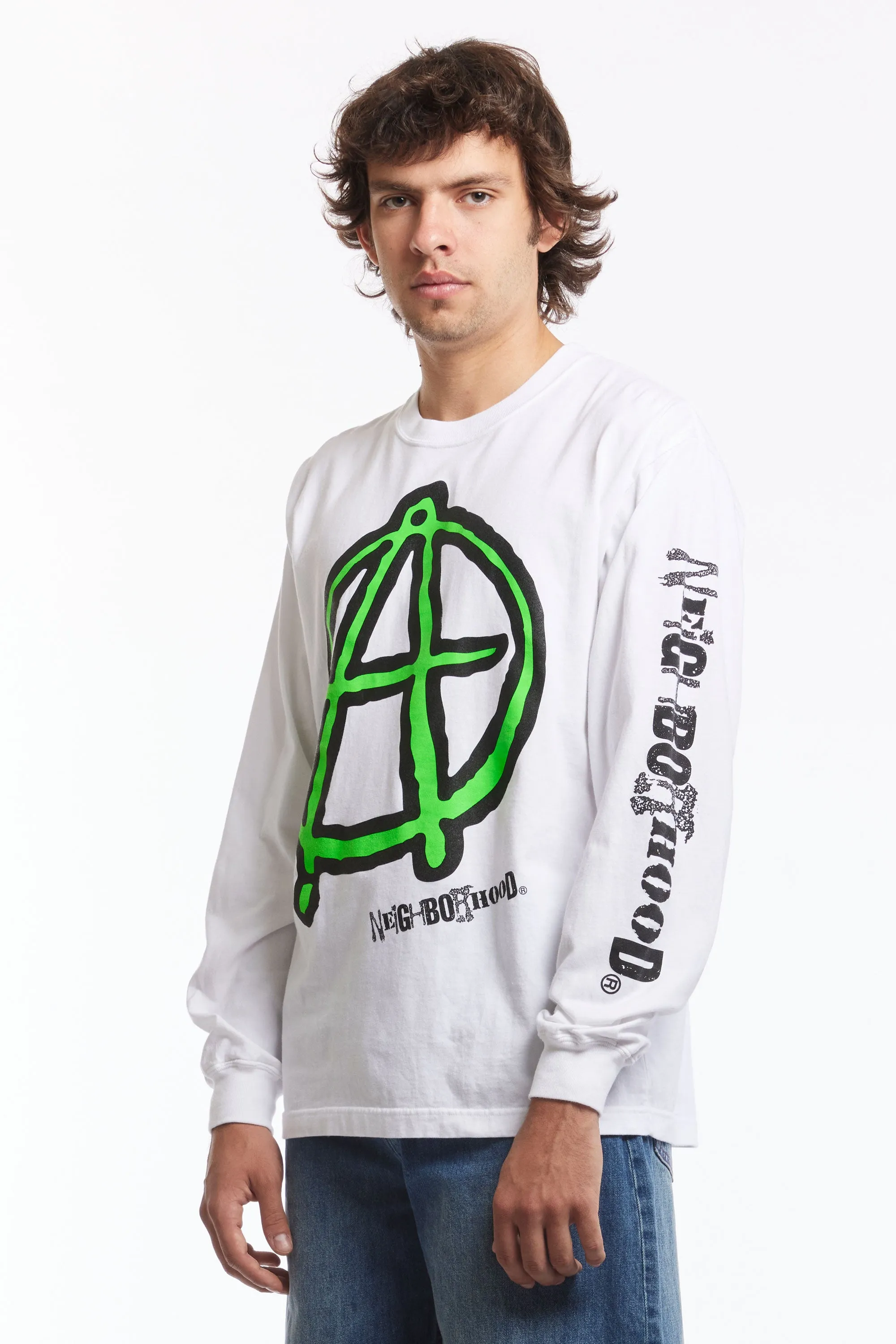 NH X ANARCHIC ADJUSTMENT . TEE LS WHITE sold by Perks And Mini Pty Ltd (P.A.M.) product image thumbnail 3