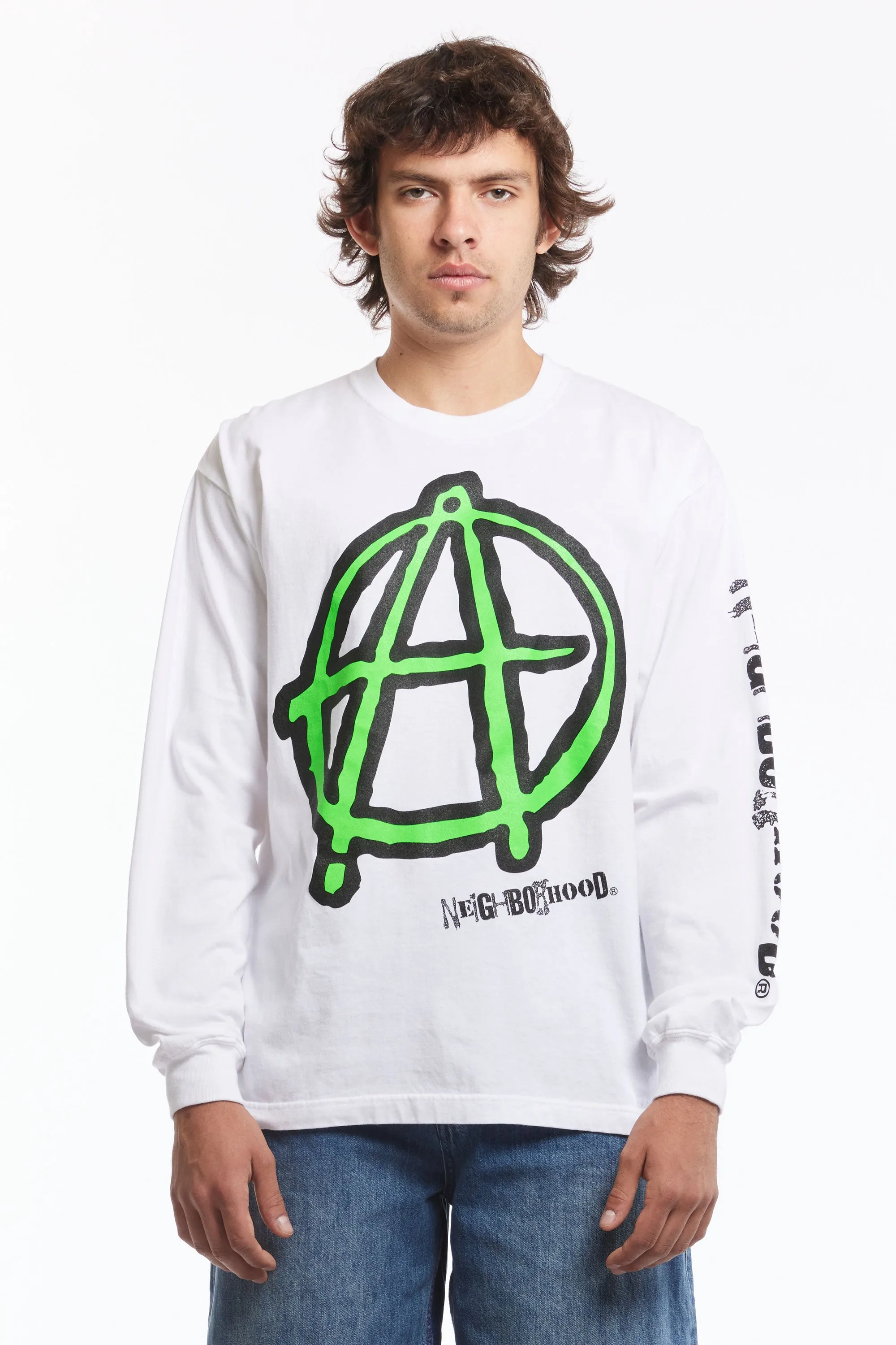NH X ANARCHIC ADJUSTMENT . TEE LS WHITE sold by Perks And Mini Pty Ltd (P.A.M.)