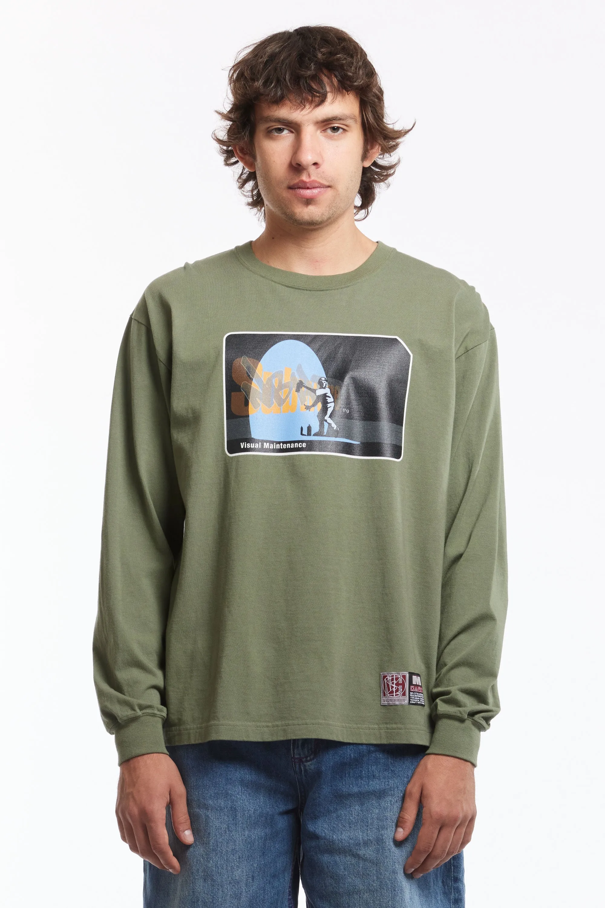 NH X SUBWARE . TEE LS-1 OLIVE DRAB sold by Perks And Mini Pty Ltd (P.A.M.)