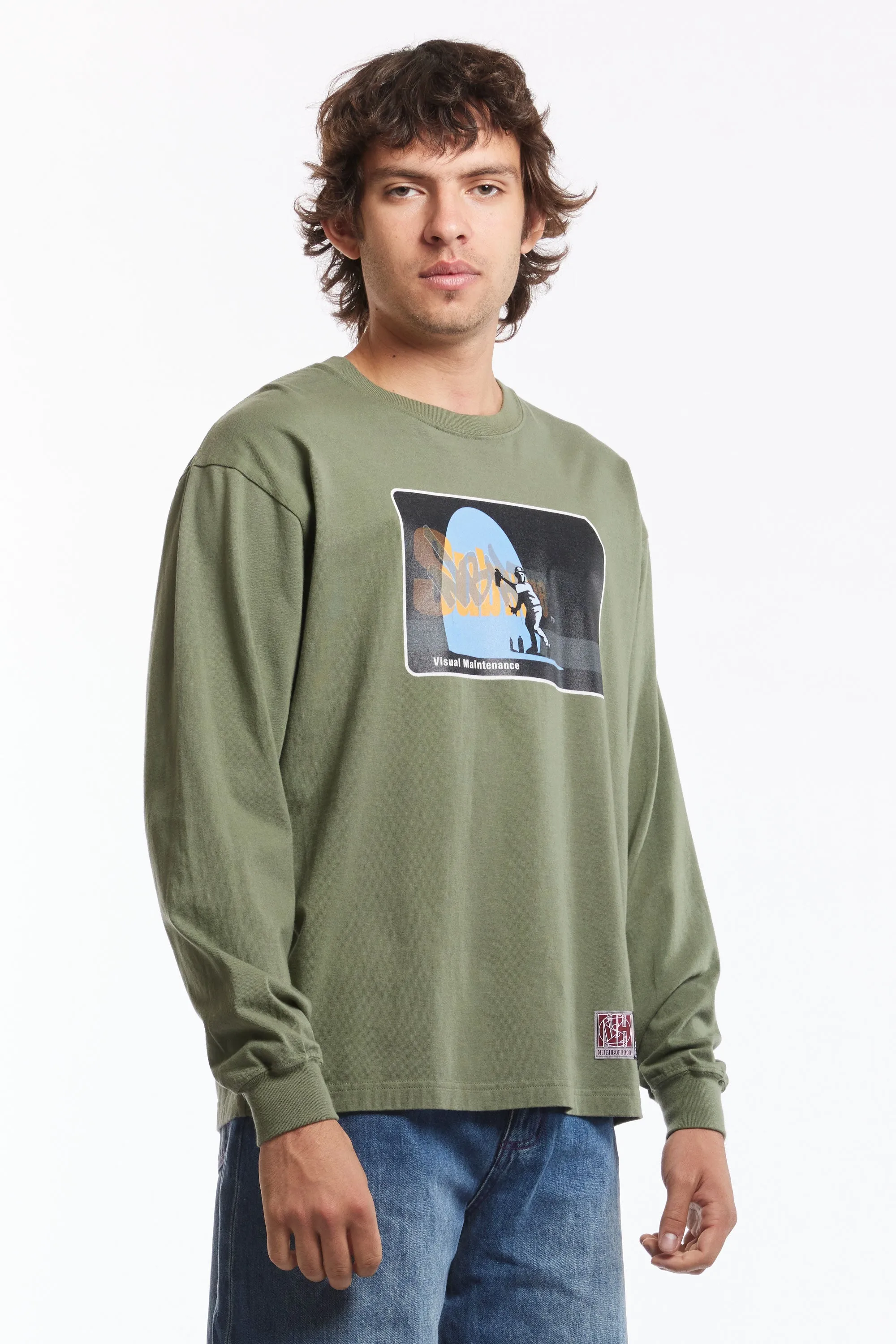 NH X SUBWARE . TEE LS-1 OLIVE DRAB sold by Perks And Mini Pty Ltd (P.A.M.) product image thumbnail 2