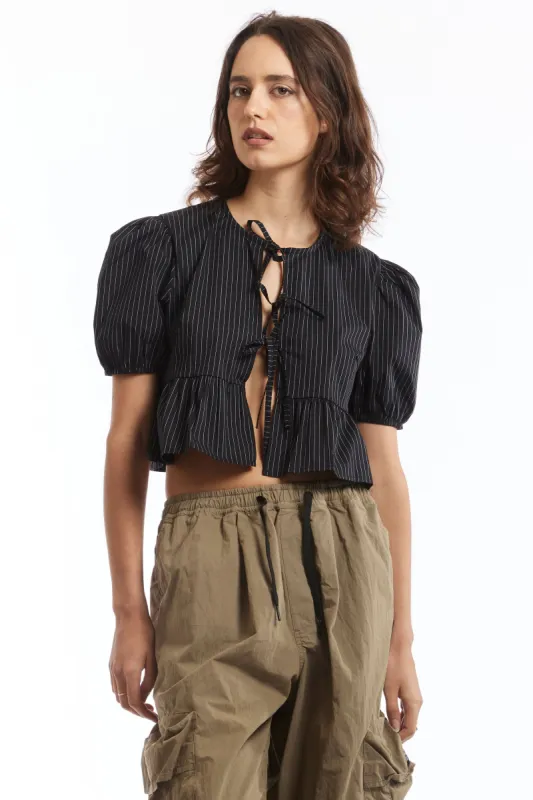 PINSTRIPE RUBY TOP sold by Perks And Mini Pty Ltd (P.A.M.)