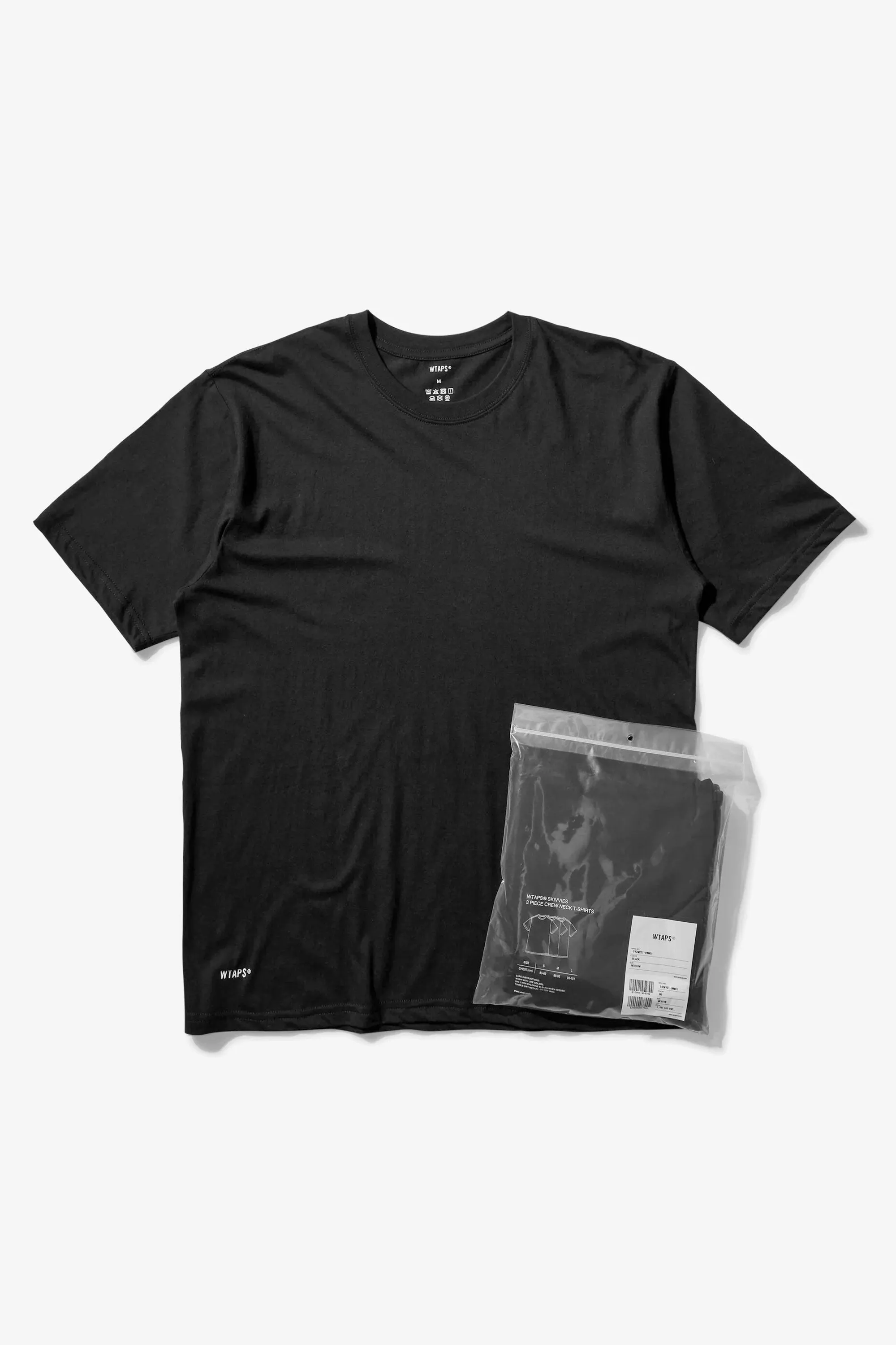 SKIVVIES BASIC TEE 3 PACK BLACK sold by Perks And Mini Pty Ltd (P.A.M.) product image thumbnail 3