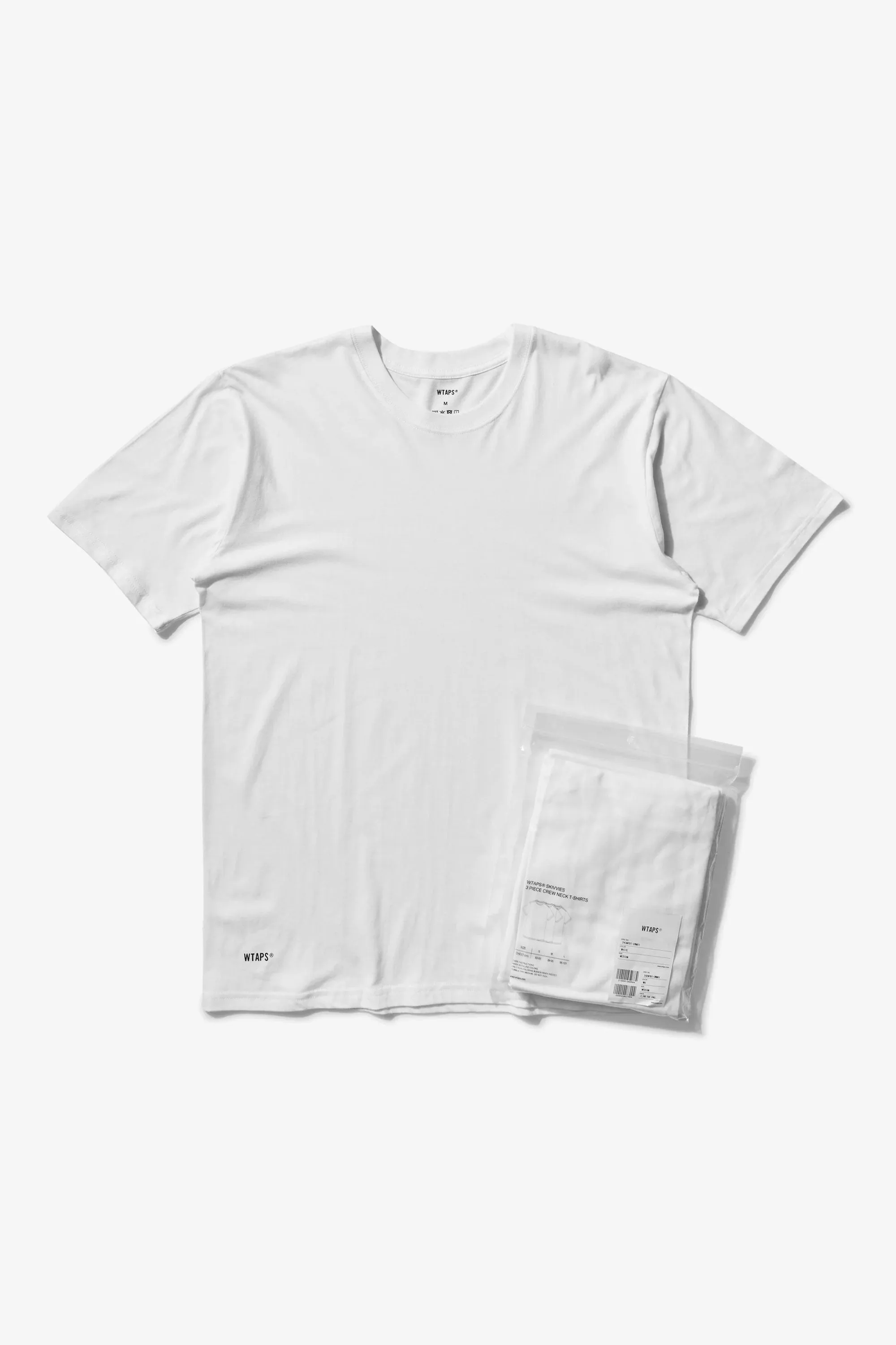 SKIVVIES BASIC TEE 3 PACK WHITE sold by Perks And Mini Pty Ltd (P.A.M.) product image thumbnail 2