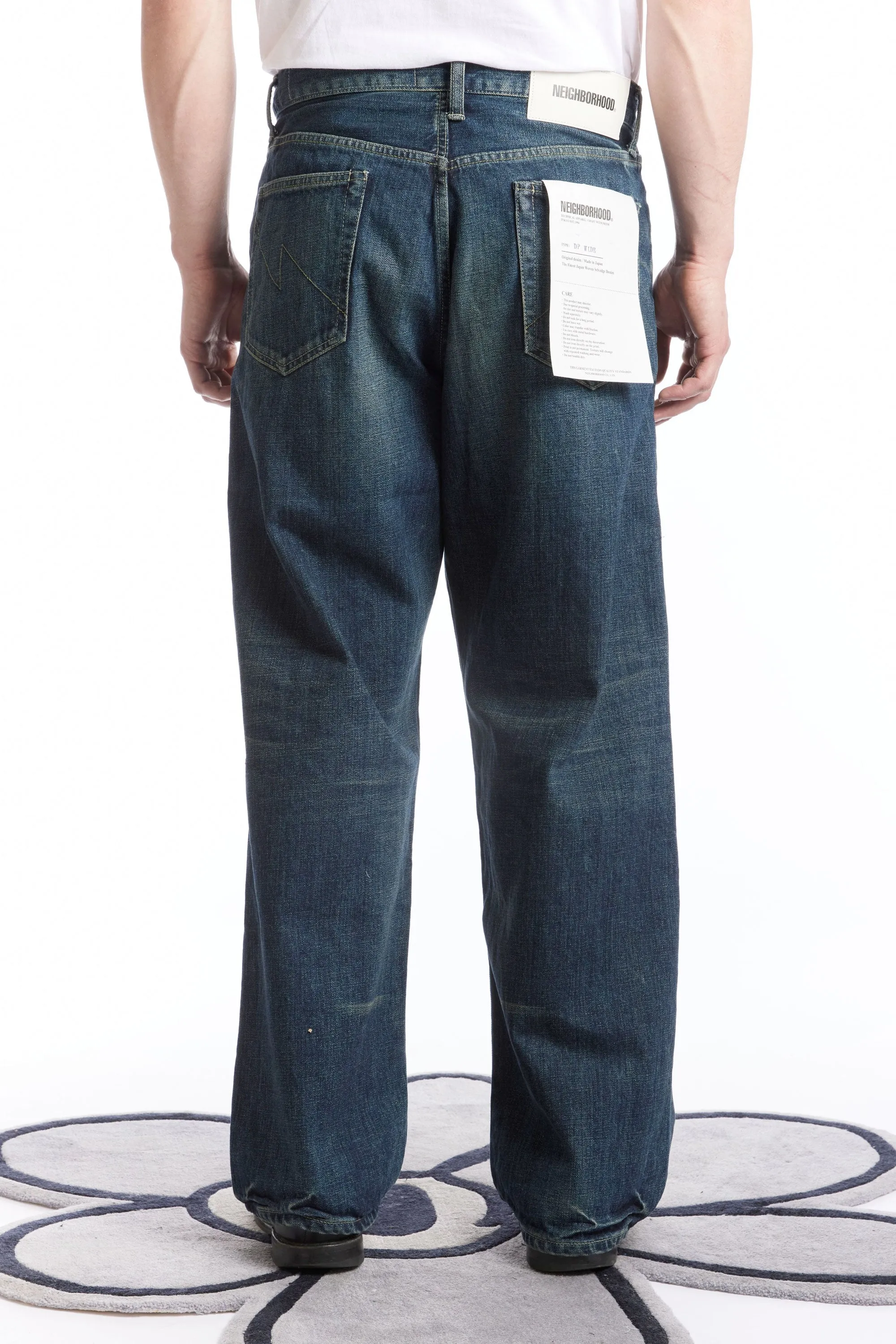WASHED DENIM DP WIDE PANTS INDIGO sold by Perks And Mini Pty Ltd (P.A.M.) product image thumbnail 5