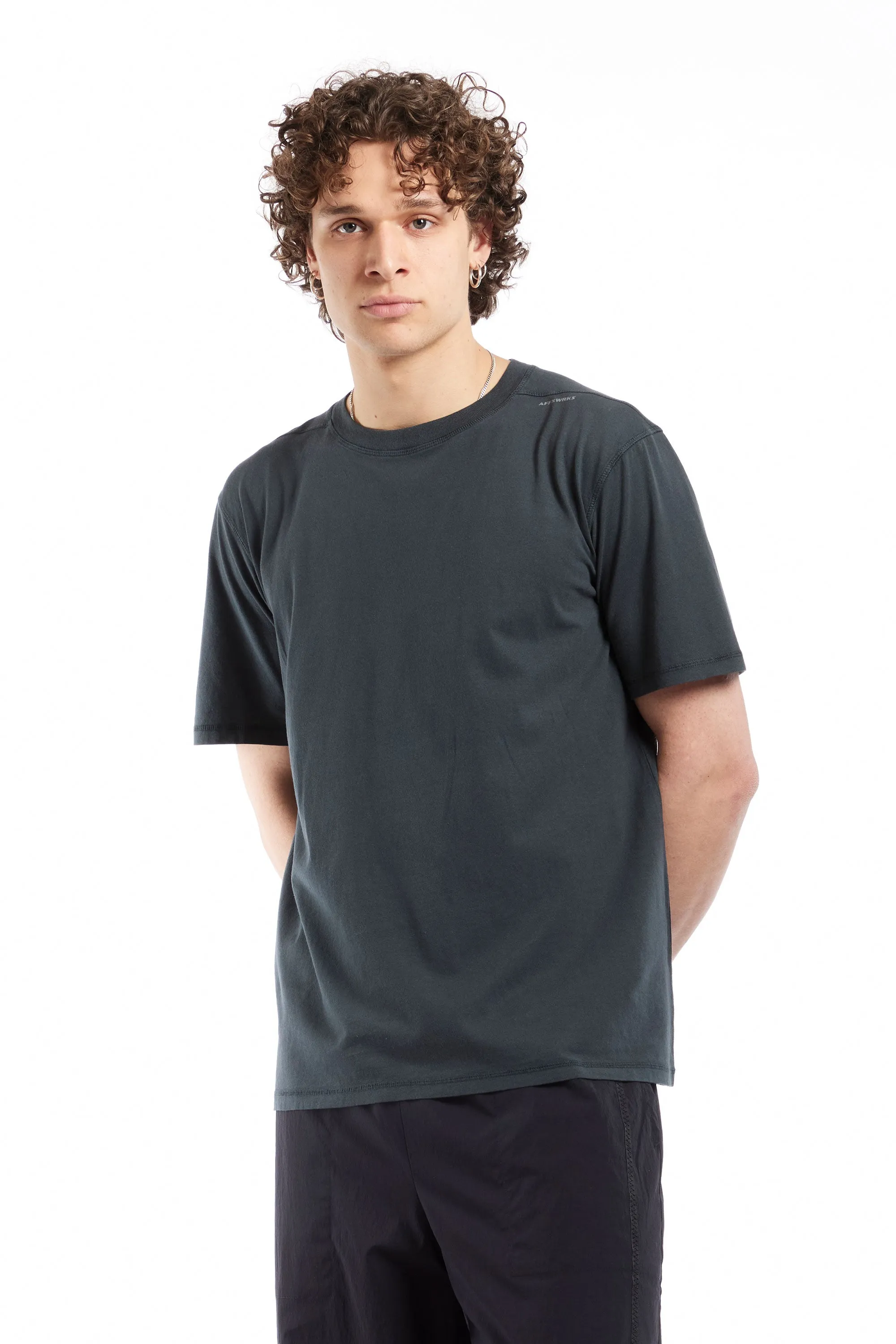 WRKS T-SHIRT FOREST GREY sold by Perks And Mini Pty Ltd (P.A.M.) product image thumbnail 2