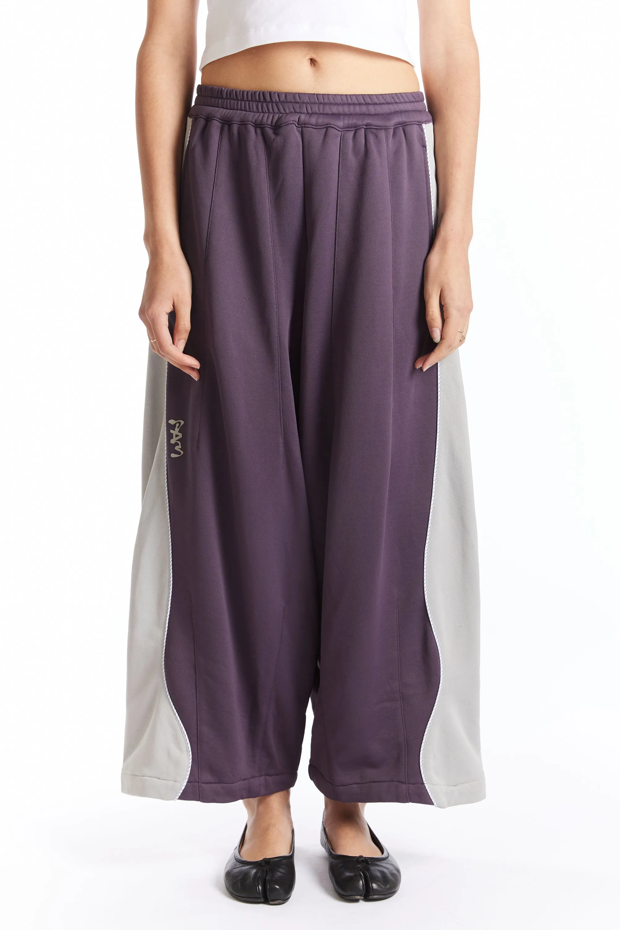 WTTC CONTRAST POSEIDON WIDE LEG TRACK PANT sold by Perks And Mini Pty Ltd (P.A.M.)