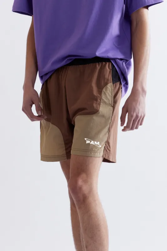 LUNACY FREE WHEELING TRACK SHORTS - BROWN sold by Perks And Mini Pty Ltd (P.A.M.)