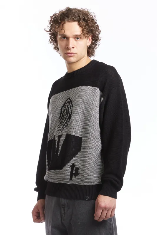 AGENT KNIT SWEATER BLACK sold by Perks And Mini Pty Ltd (P.A.M.)