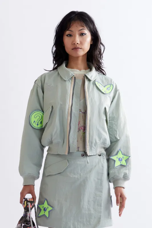 MILAN CROPPED FLIGHT JACKET | Parallel