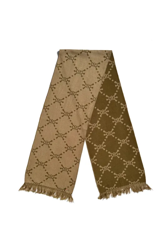 ANGEL MONOGRAM SCARF BROWN sold by Perks And Mini Pty Ltd (P.A.M.)