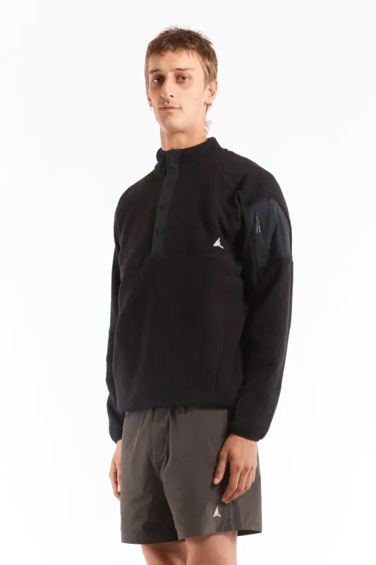 Polartec Fleece Button Up Black sold by Perks And Mini Pty Ltd (P.A.M.)