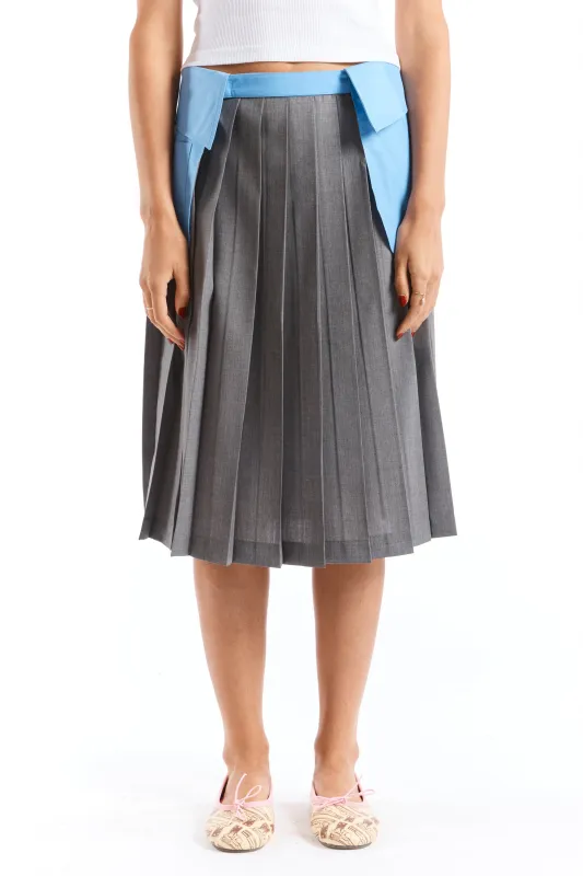 BLUE COLLAR SKIRT made by Ashley Williams