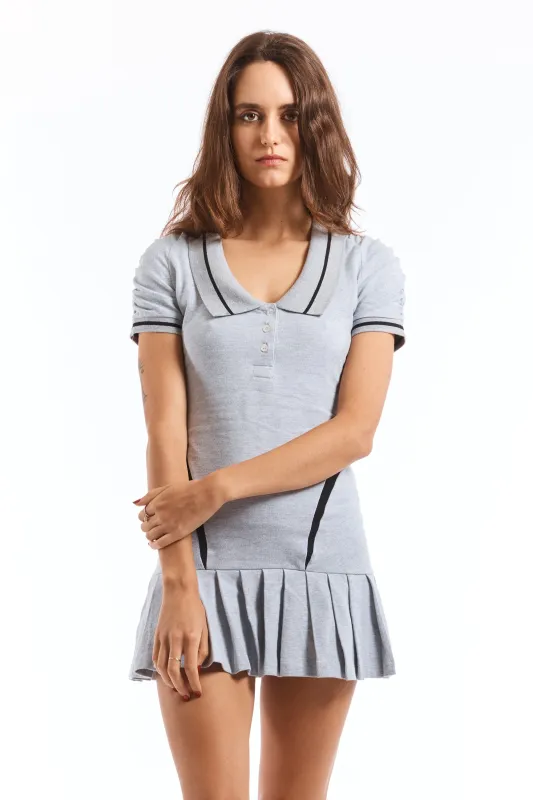 GREY AMELIA DRESS made by Ashley Williams