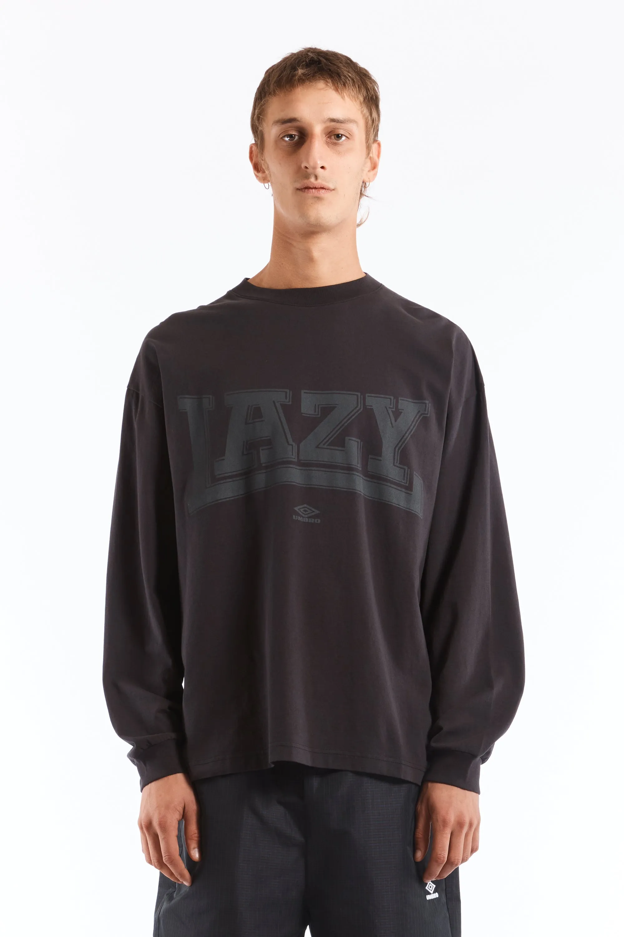 Lazy Ls Shirt Washed Black sold by Perks And Mini Pty Ltd (P.A.M.)