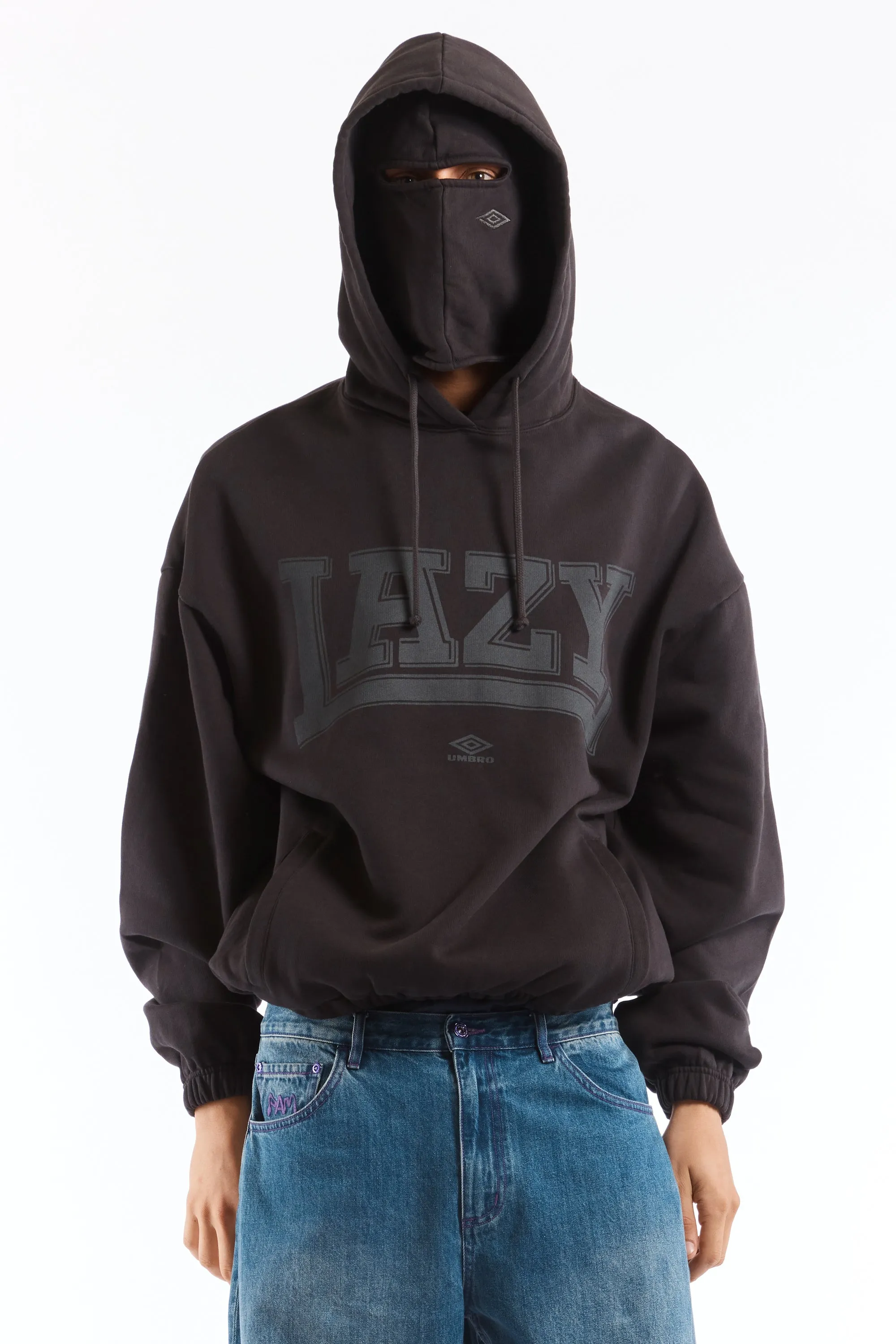 Lazy Mask Hoodie Washed Black sold by Perks And Mini Pty Ltd (P.A.M.) product image thumbnail 2