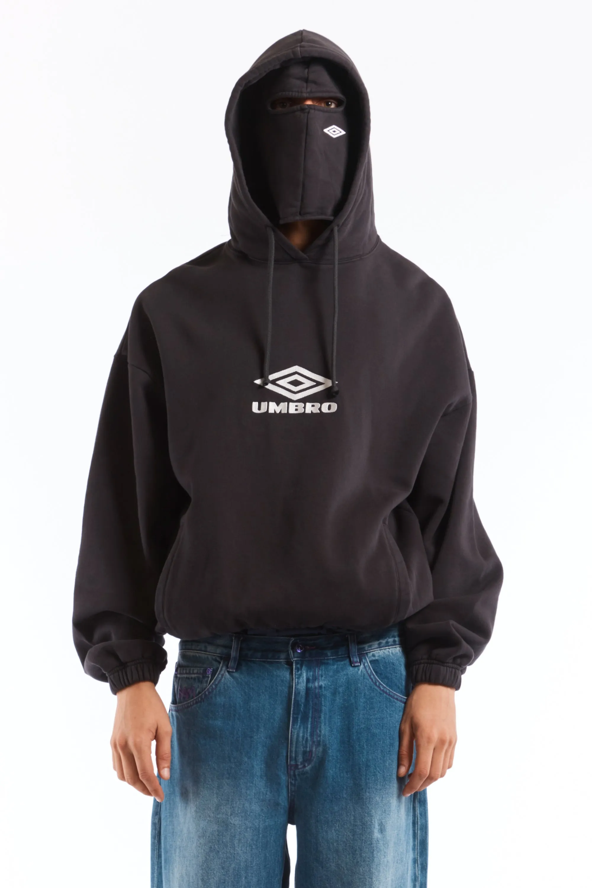 Og Logo Mask Hoodie Washed Black sold by Perks And Mini Pty Ltd (P.A.M.) product image thumbnail 2