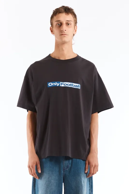 Only Football T Shirt Washed Black sold by Perks And Mini Pty Ltd (P.A.M.)