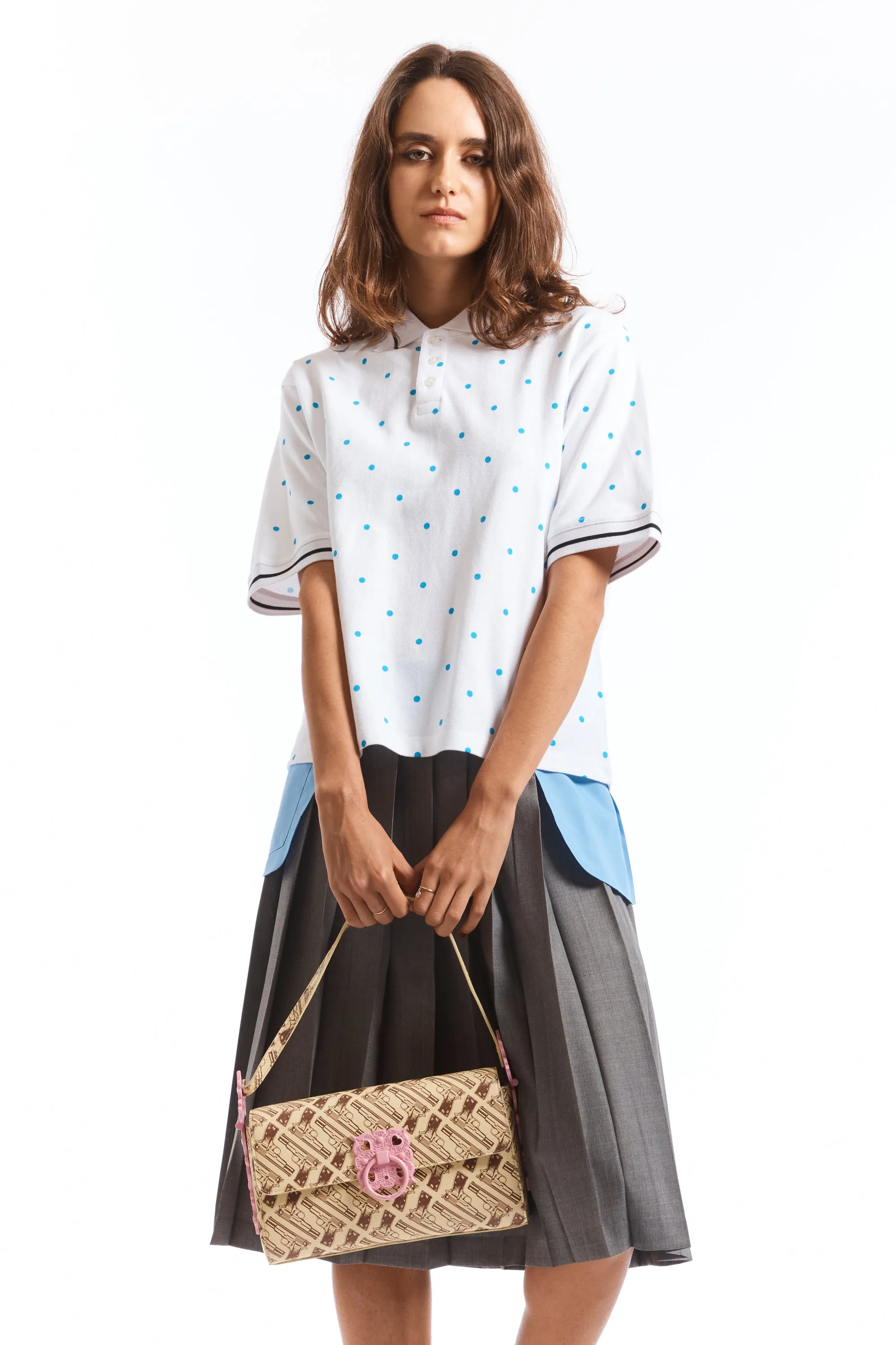 POLKA DOTS POLO SHIRT sold by Perks And Mini Pty Ltd (P.A.M.) product image thumbnail 3