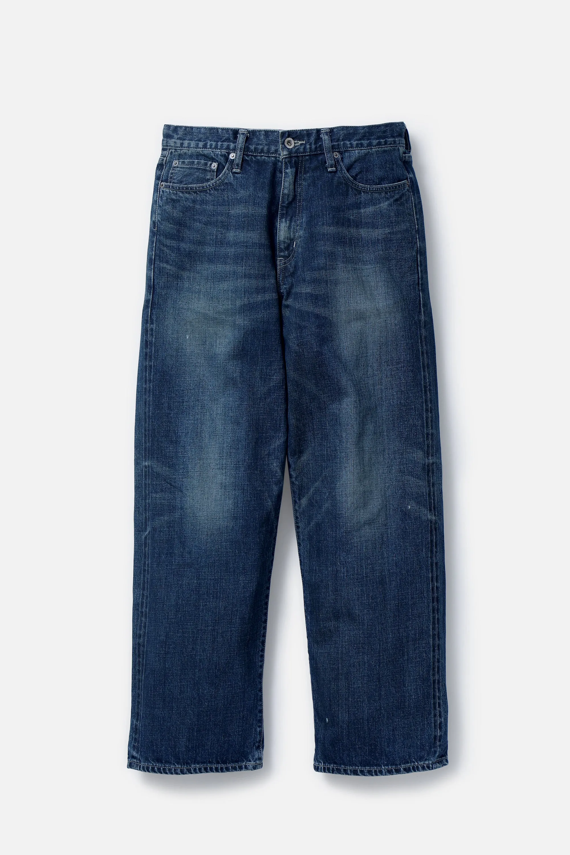WASHED DENIM DP / WIDE PANTS INDIGO sold by Perks And Mini Pty Ltd (P.A.M.)