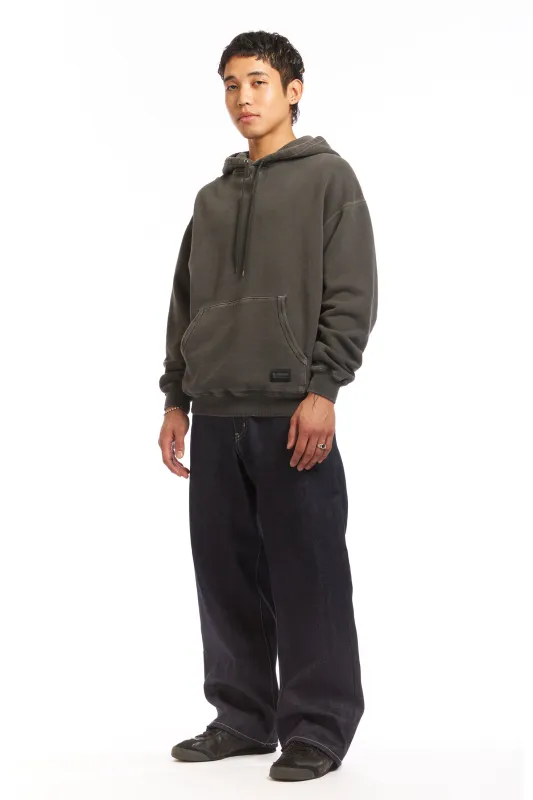 PIGMENT DYED SWEAT HOODIE BLACK sold by Perks And Mini Pty Ltd (P.A.M.)
