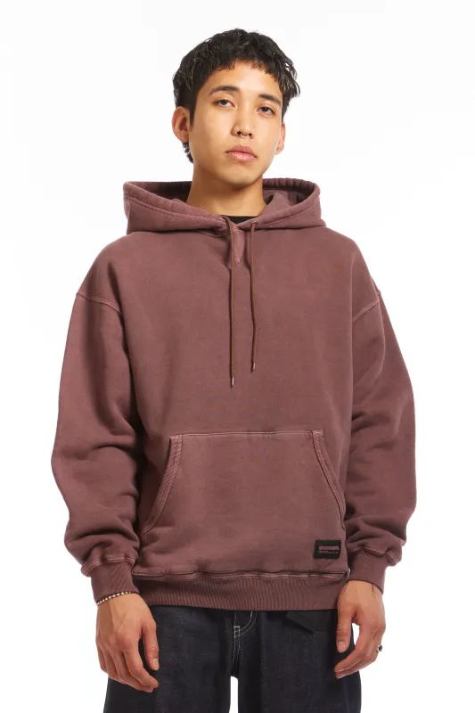 PIGMENT DYED SWEAT HOODIE BURGUNDY sold by Perks And Mini Pty Ltd (P.A.M.)