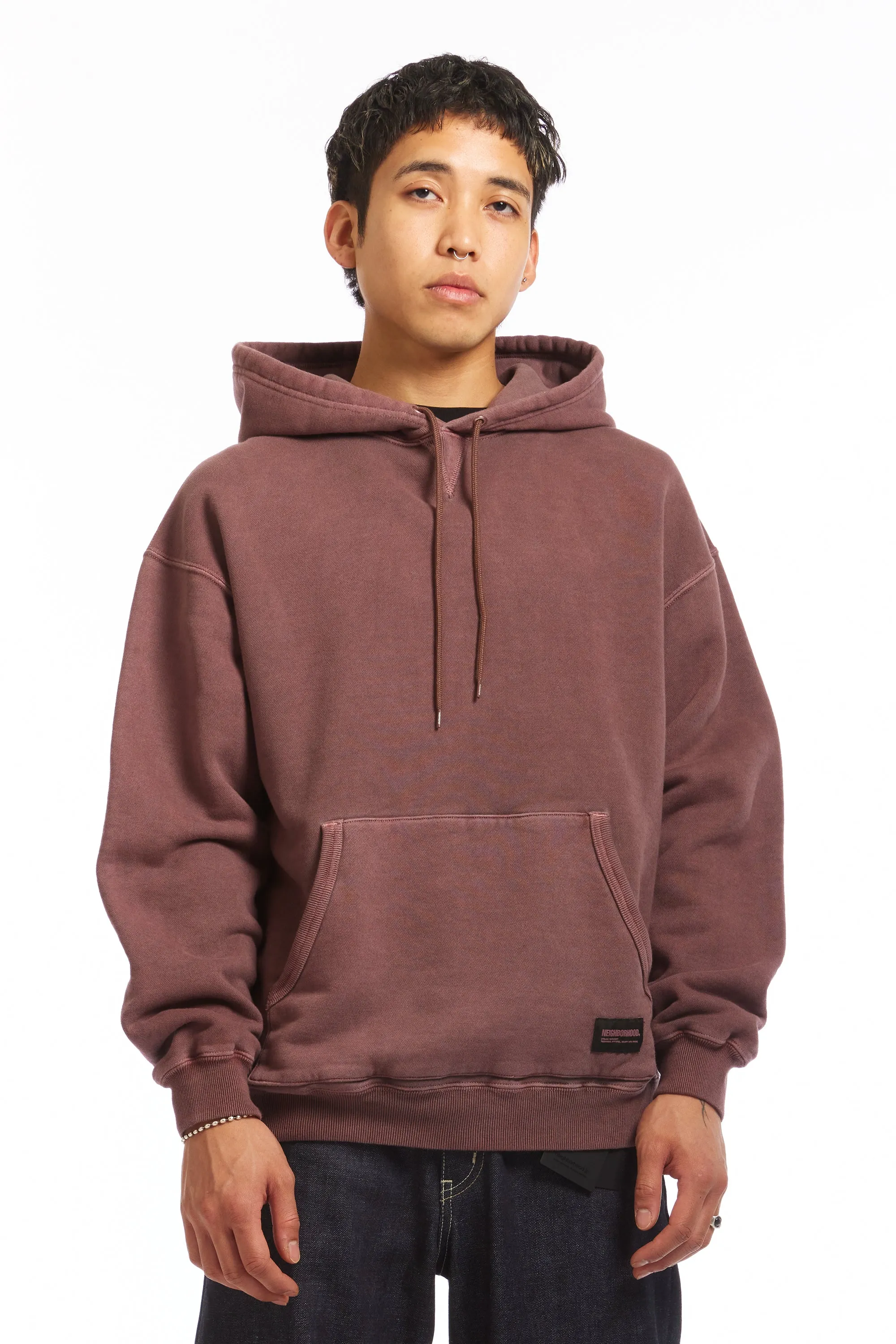 PIGMENT DYED SWEAT HOODIE BURGUNDY sold by Perks And Mini Pty Ltd (P.A.M.)