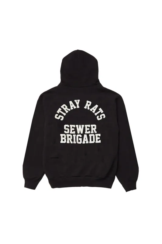 Sewer Brigade Zip Hoodie Black - Ratgirl sold by Perks And Mini Pty Ltd (P.A.M.)