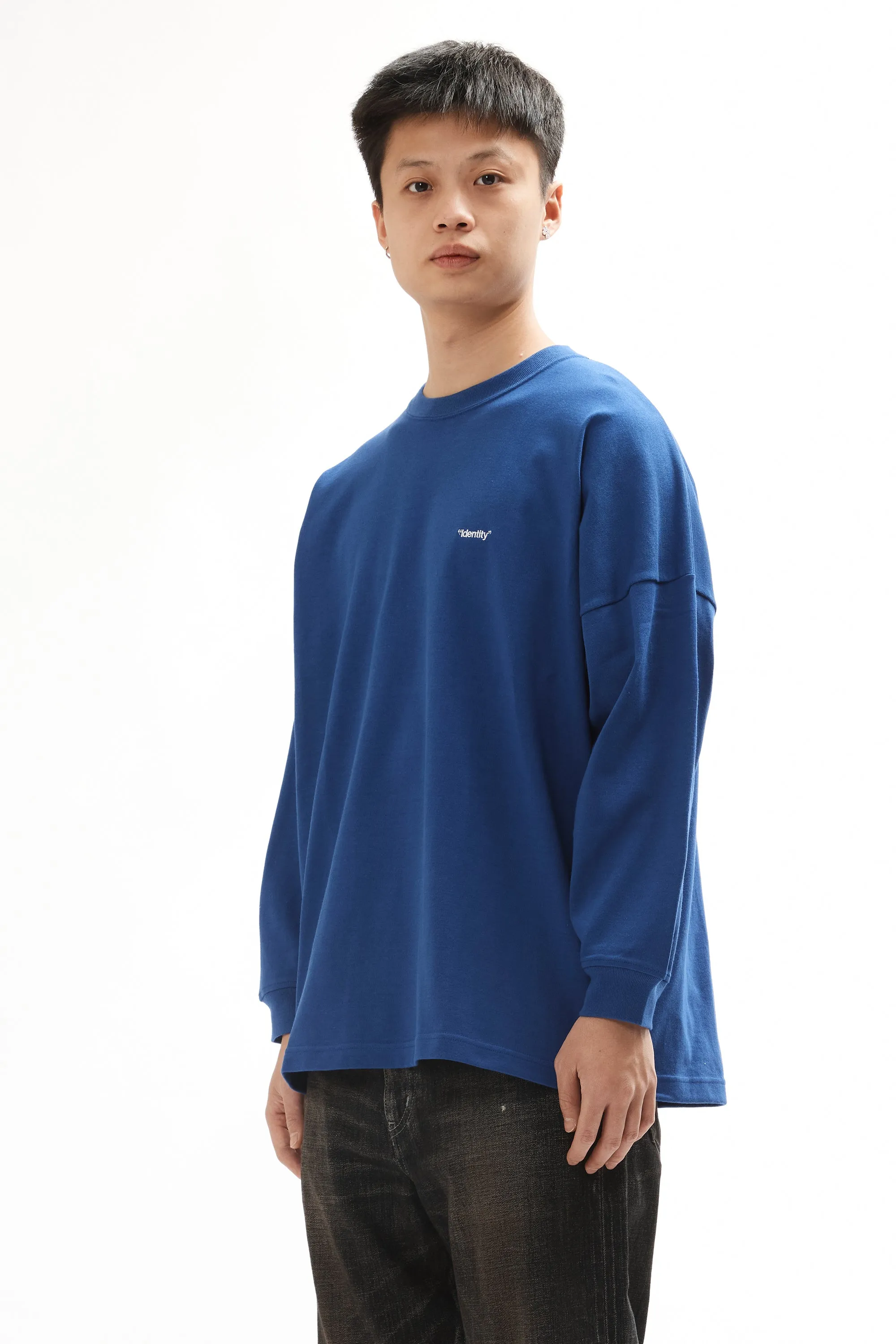 IDENTITY LS COTTON TEE BLUE sold by Perks And Mini Pty Ltd (P.A.M.) product image thumbnail 2