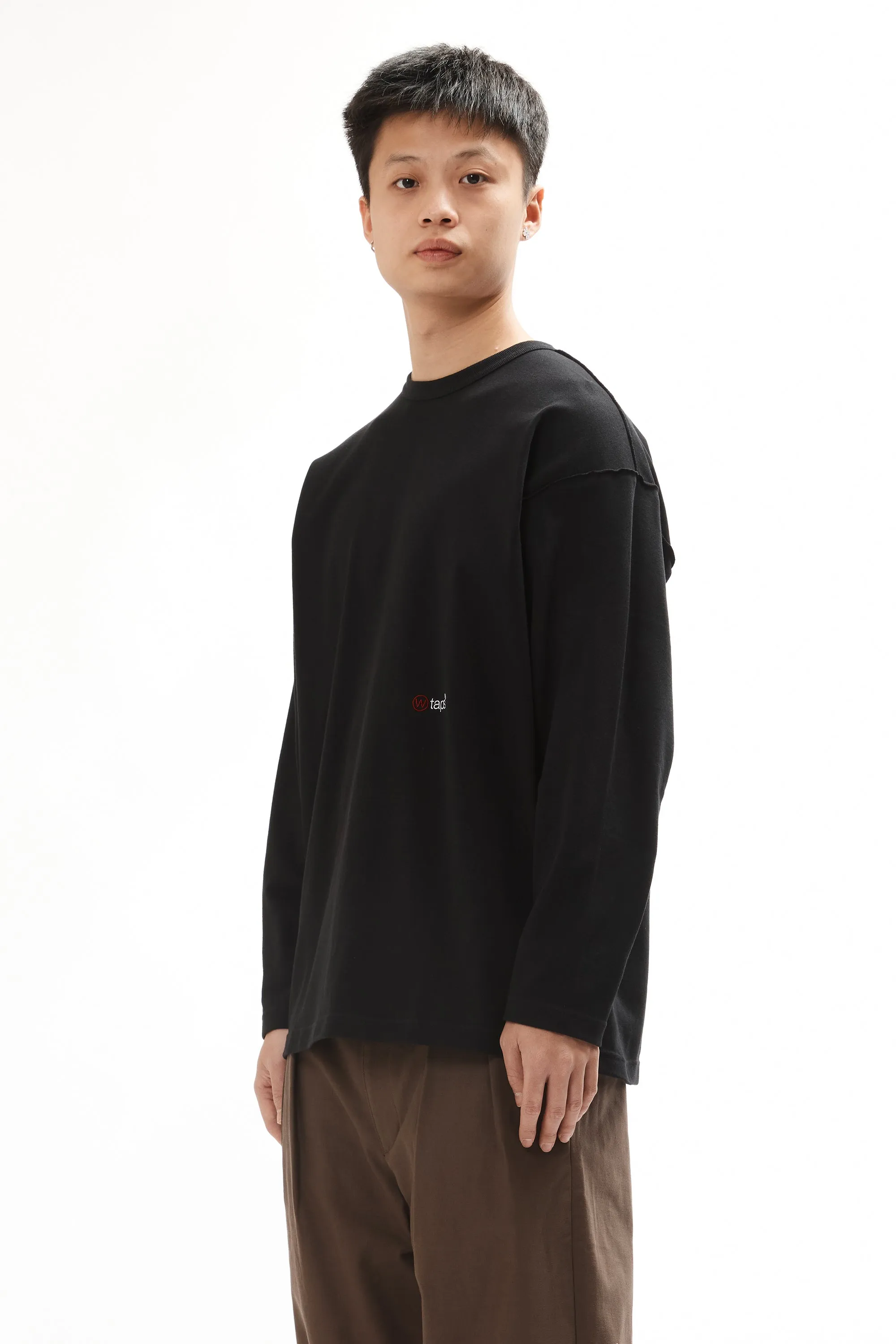 LIM LS CREWNECK TEE BLACK sold by Perks And Mini Pty Ltd (P.A.M.) product image thumbnail 2
