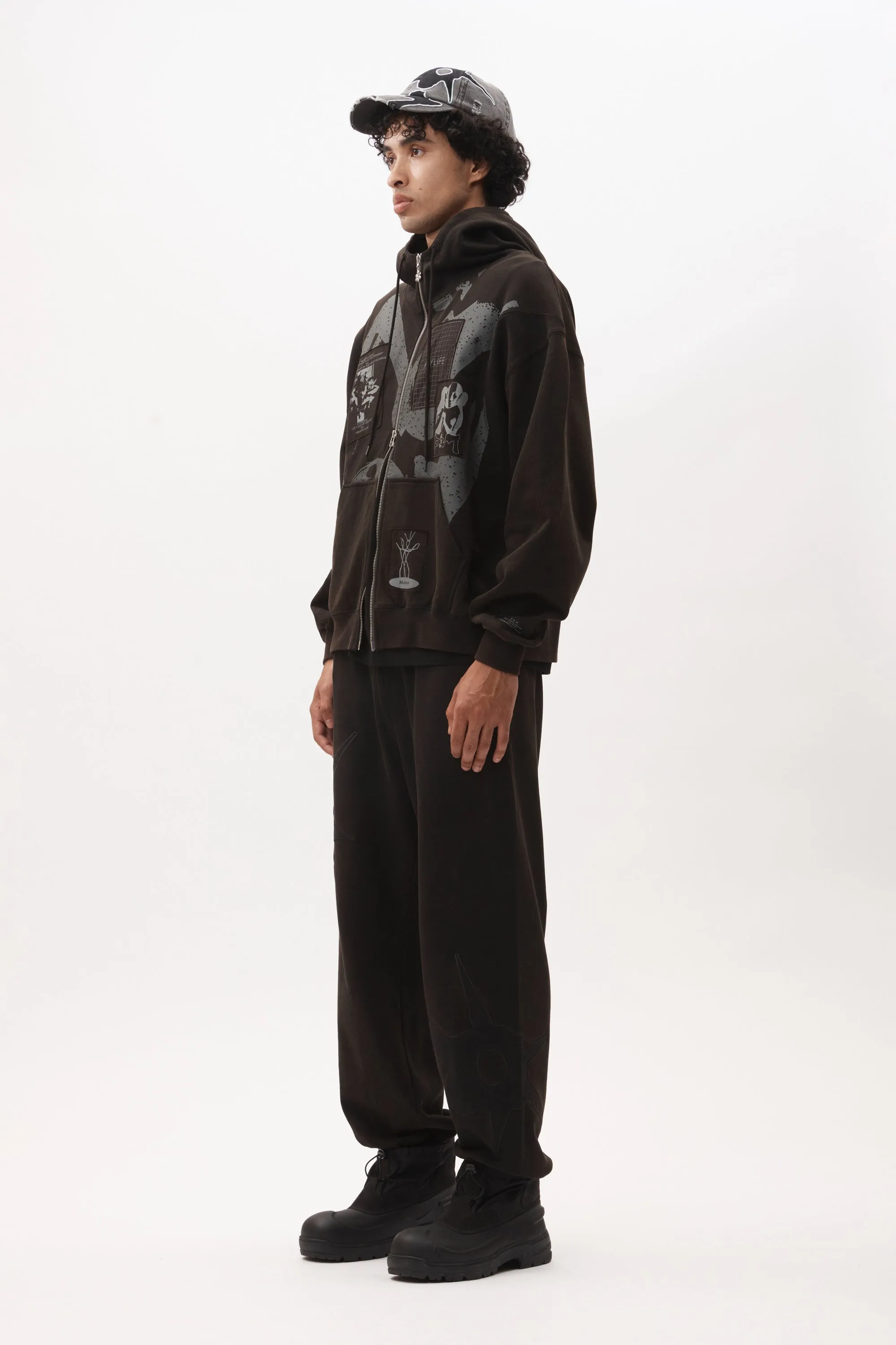 POST WORK ZIP THRU HOODED SWEAT sold by Perks And Mini Pty Ltd (P.A.M.) product image thumbnail 4