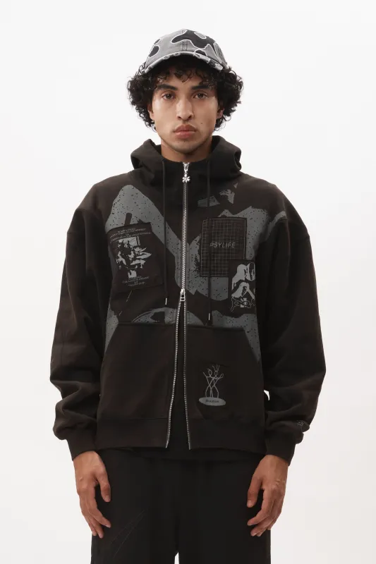 POST WORK ZIP THRU HOODED SWEAT made by Perks And Mini Pty Ltd (P.A.M.)
