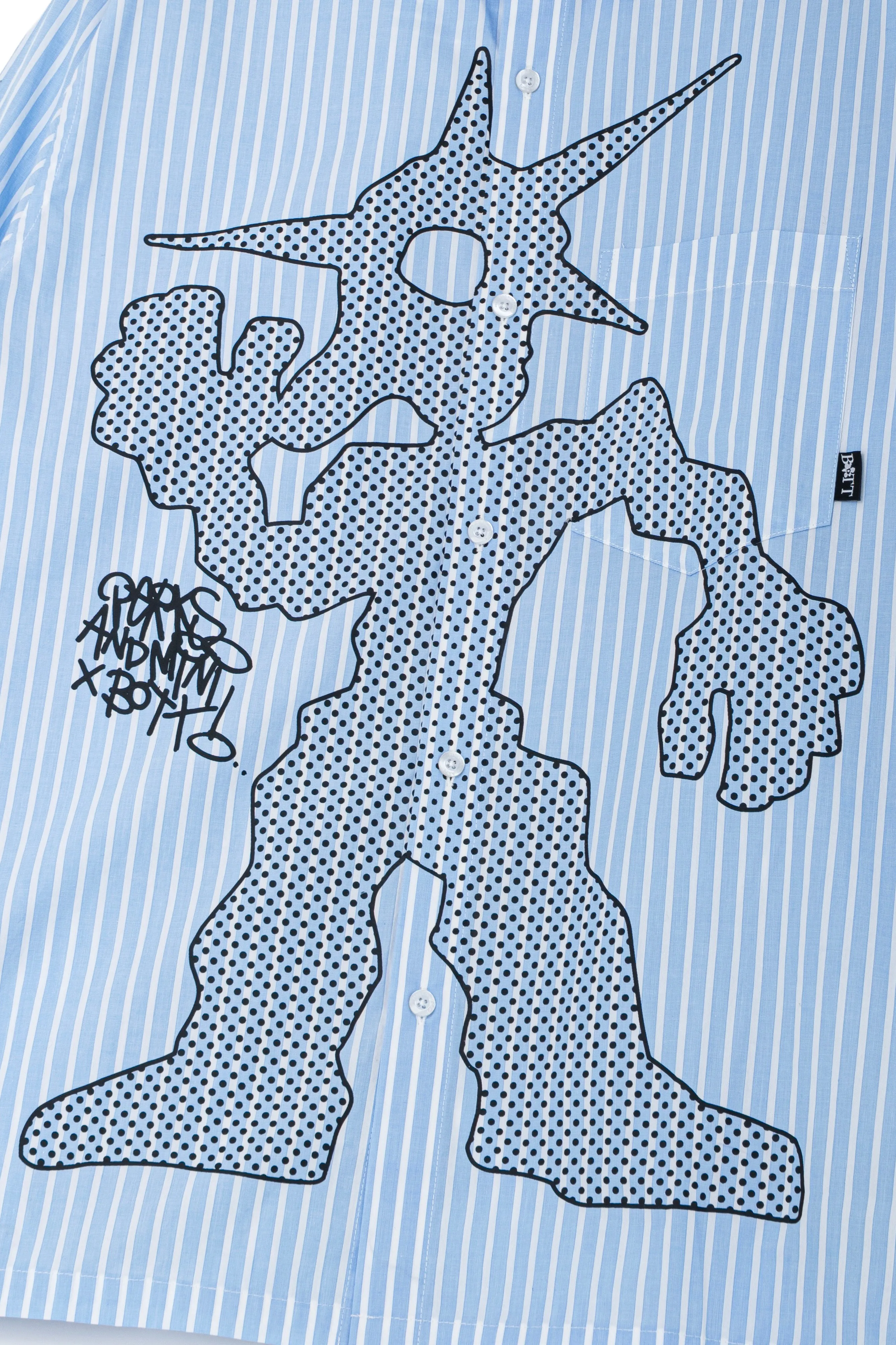 PAM x BoTT STRIPE LS SHIRT - BLUE STRIPE sold by Perks And Mini Pty Ltd (P.A.M.) product image thumbnail 3