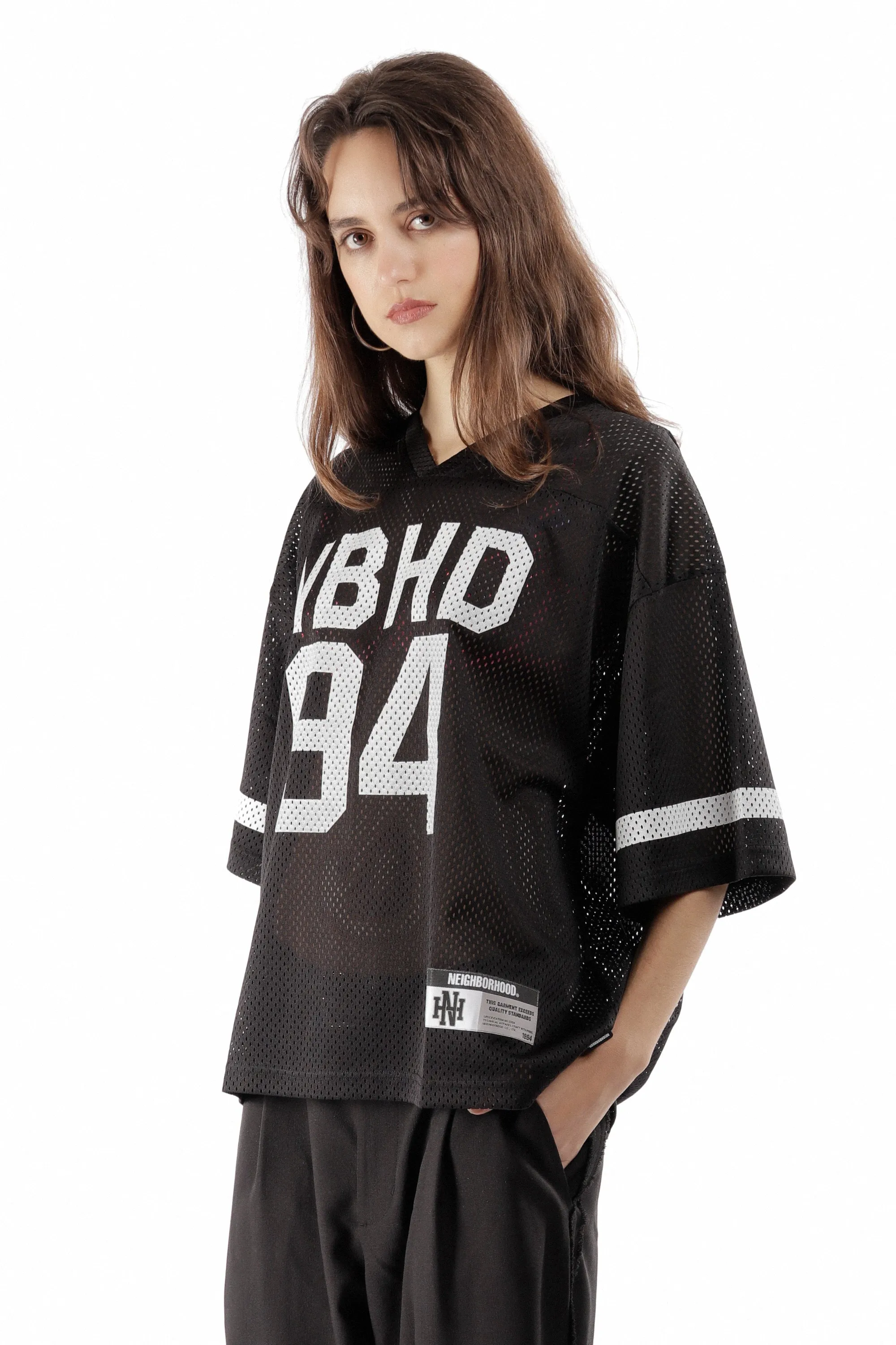 HOCKEY V-NECK SS T-SHIRT BLACK sold by Perks And Mini Pty Ltd (P.A.M.)