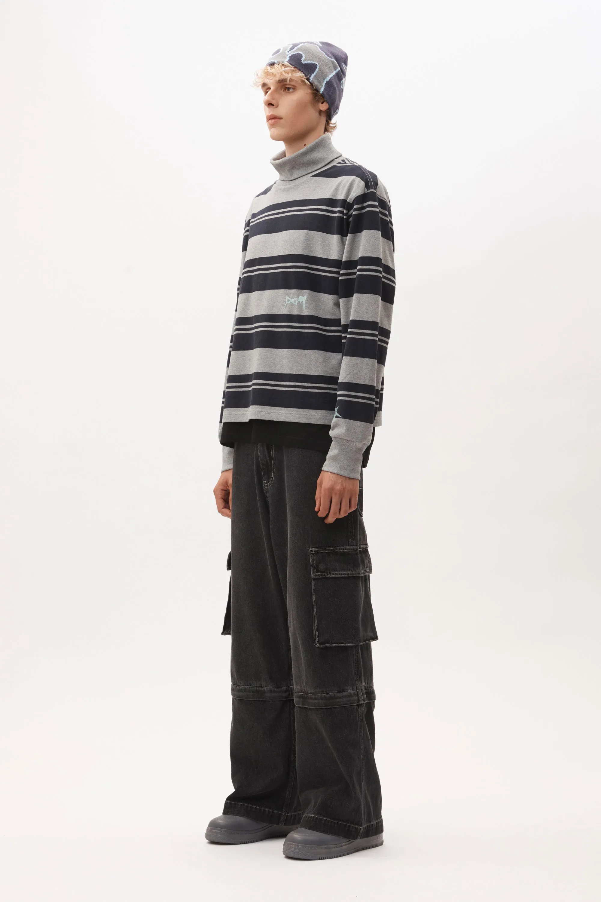 LINES IN TIME STRIPE MOCK NECK LS TOP sold by Perks And Mini Pty Ltd (P.A.M.) product image thumbnail 5