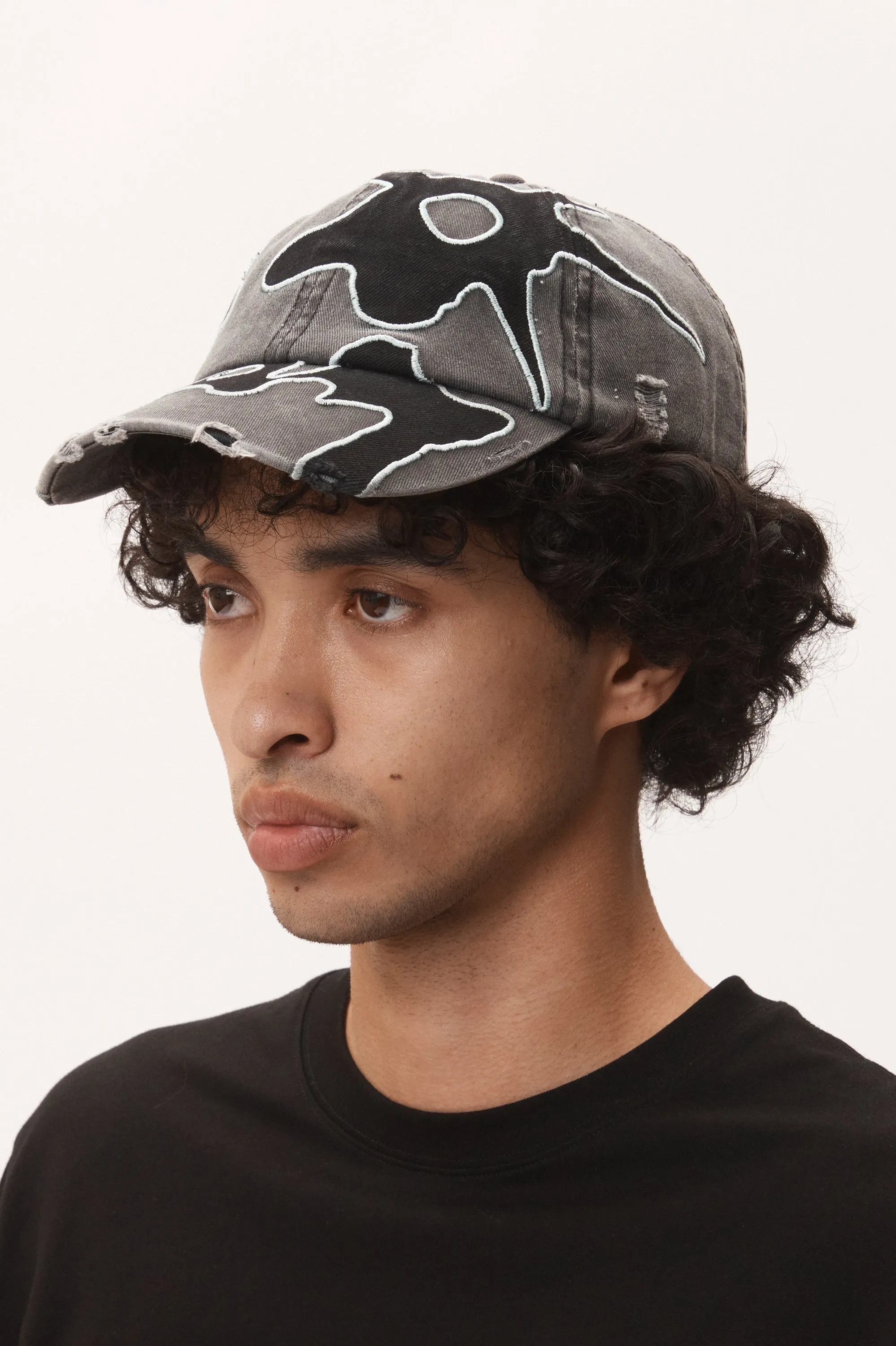 LOCKE DENIM APPLIQUE BASEBALL CAP sold by Perks And Mini Pty Ltd (P.A.M.) product image thumbnail 5