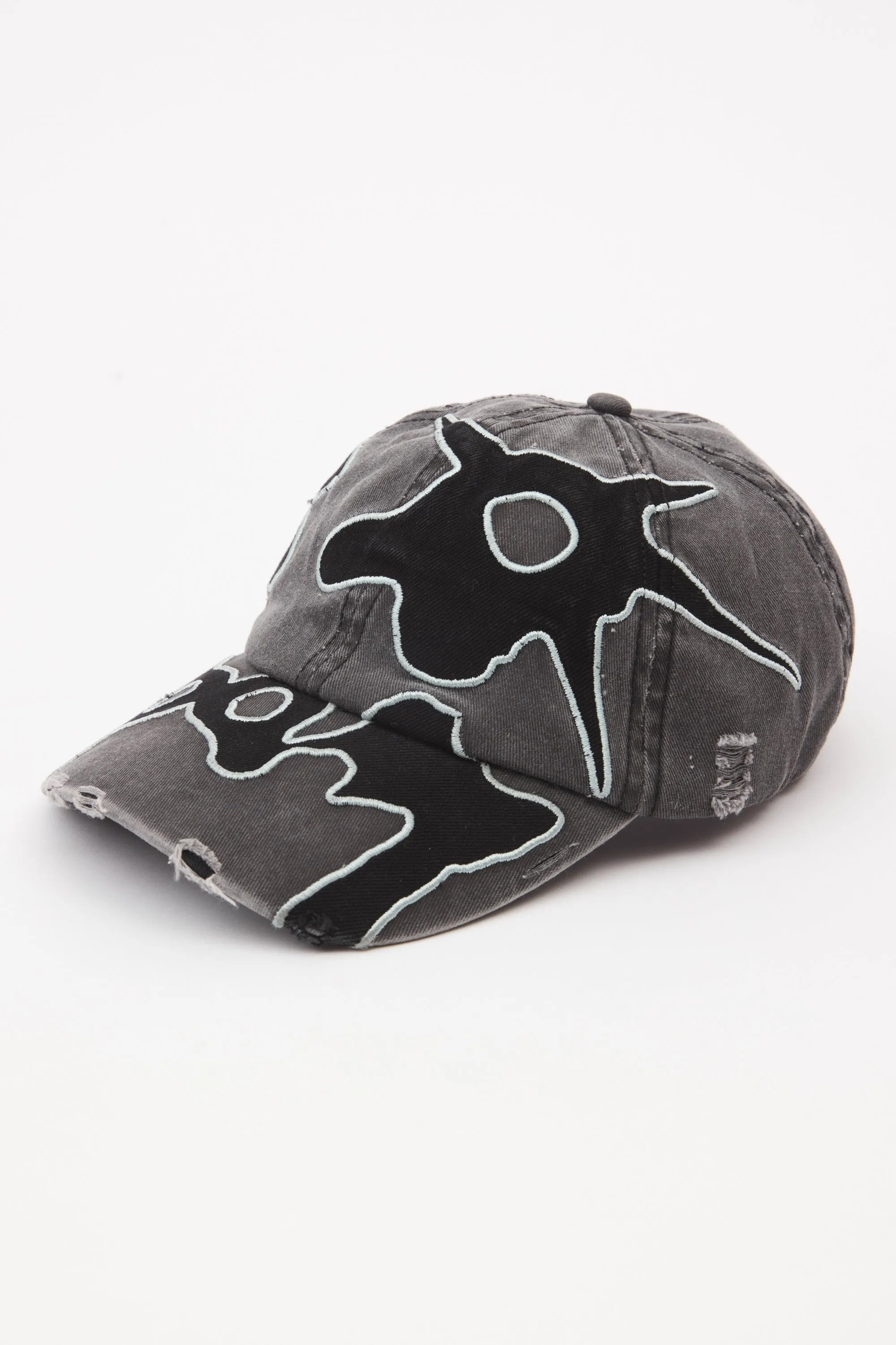 LOCKE DENIM APPLIQUE BASEBALL CAP sold by Perks And Mini Pty Ltd (P.A.M.) product image thumbnail 2