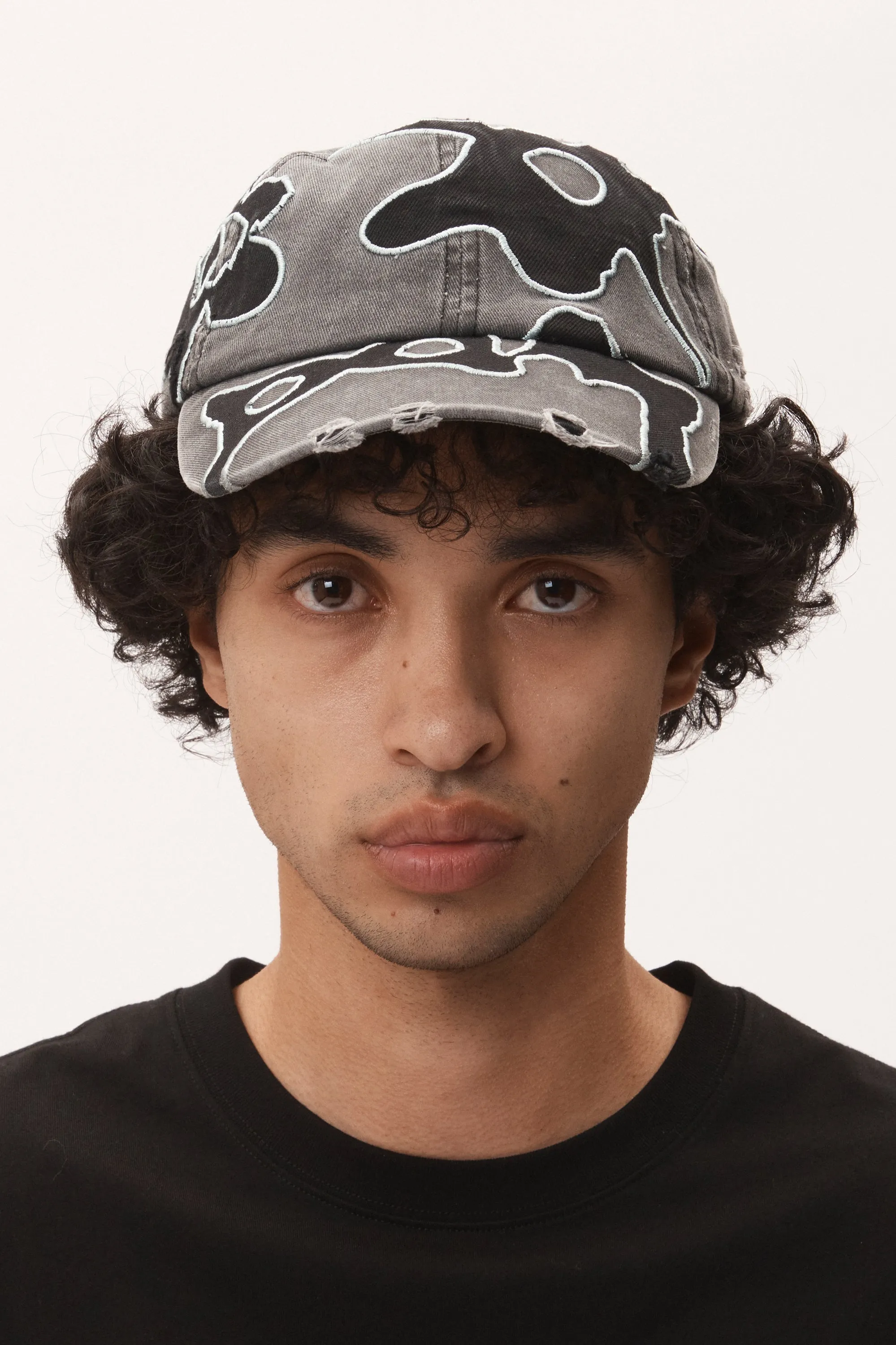 LOCKE DENIM APPLIQUE BASEBALL CAP sold by Perks And Mini Pty Ltd (P.A.M.) product image thumbnail 4