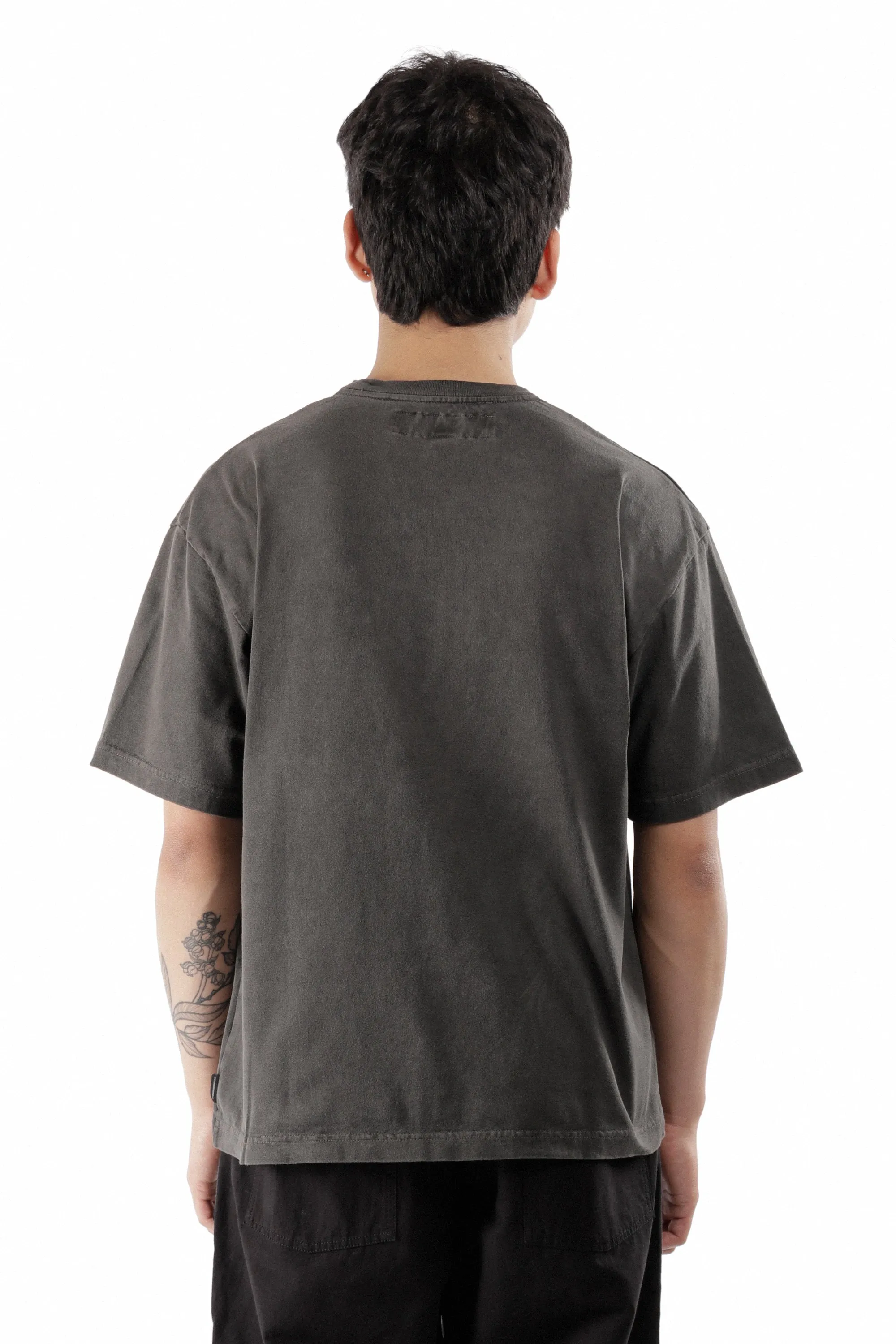 PIGMENT DYED CREWNECK SS T-SHIRT BLACK sold by Perks And Mini Pty Ltd (P.A.M.) product image thumbnail 3