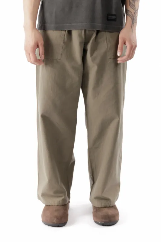 WIDE BAKER PANTS WOVEN PANTS OLIVE DRAB sold by Perks And Mini Pty Ltd (P.A.M.)