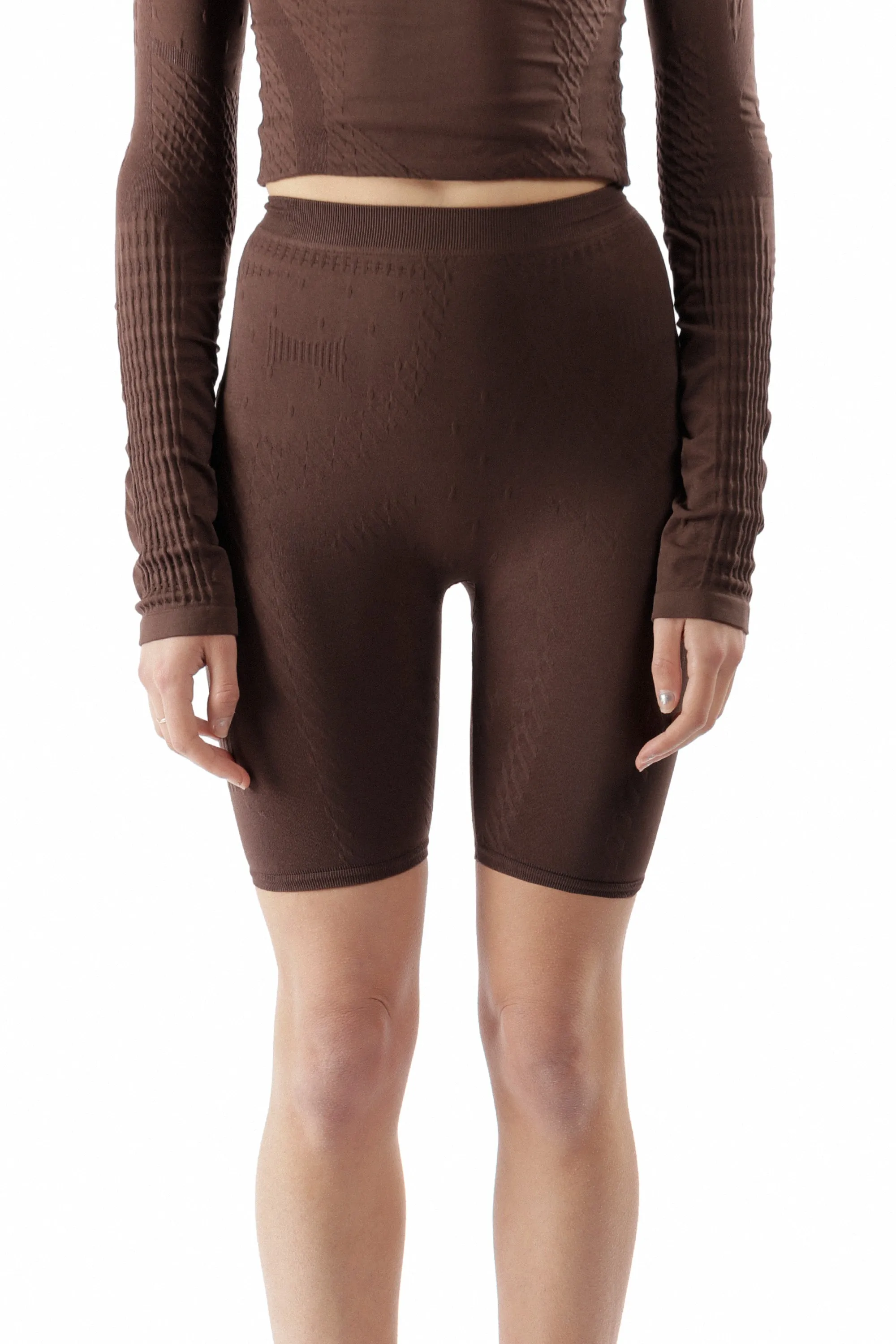 Circular Biker Shorts Dark Brown sold by Perks And Mini Pty Ltd (P.A.M.)