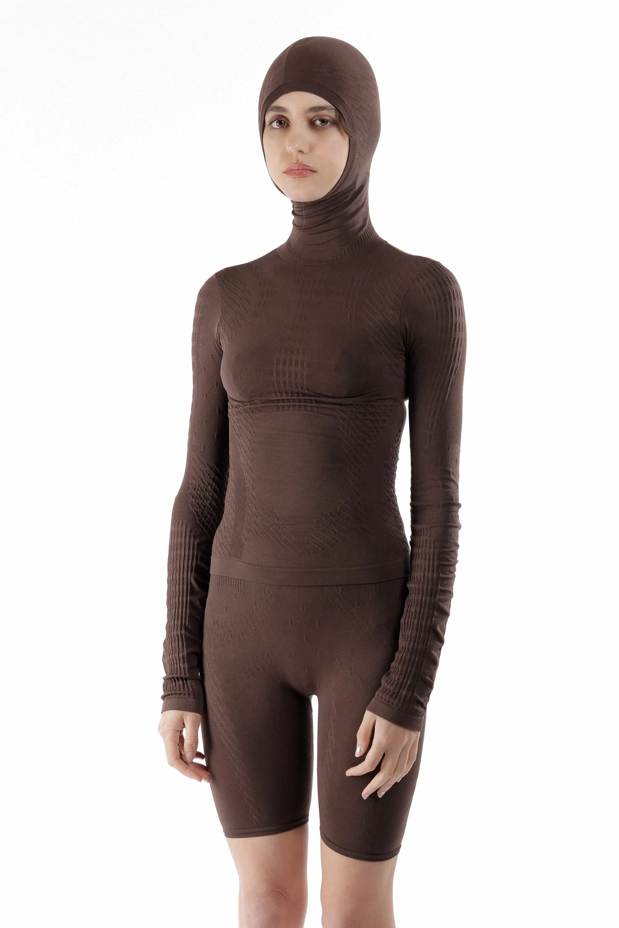 Circular Biker Shorts Dark Brown sold by Perks And Mini Pty Ltd (P.A.M.) product image thumbnail 3