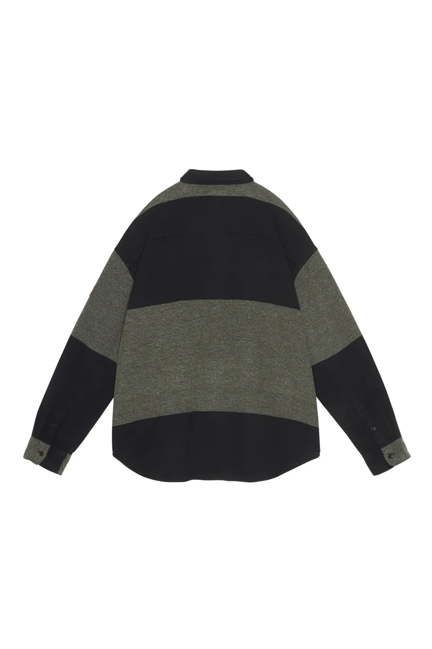 STRIPE FLANNEL BIG SHIRT KHAKI sold by Perks And Mini Pty Ltd (P.A.M.) product image thumbnail 2