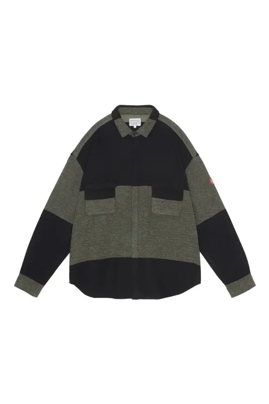 STRIPE FLANNEL BIG SHIRT KHAKI sold by Perks And Mini Pty Ltd (P.A.M.)